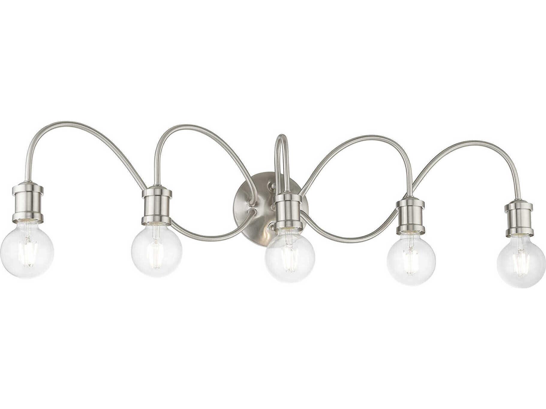 Livex Lighting Lansdale 5-Light Brushed Nickel Vanity Light
