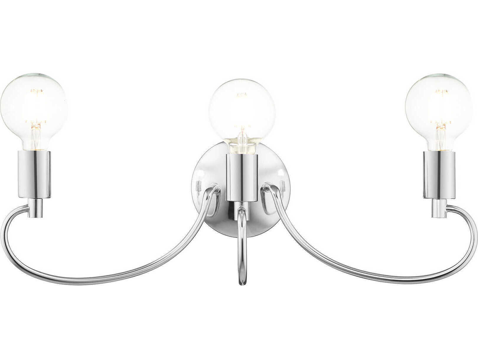 Livex Lighting Bari 3-Light Polished Chrome Vanity Light