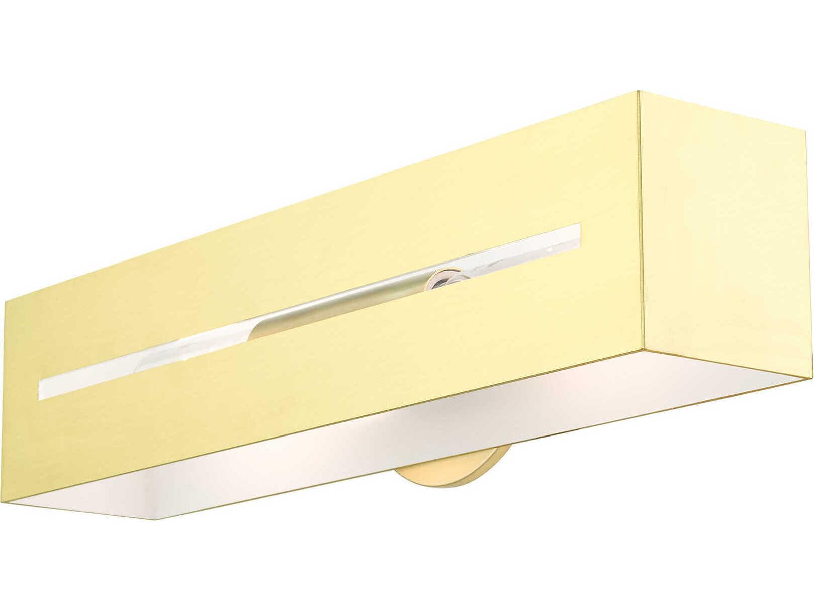 Livex Lighting Soma 2-Light Satin Brass Vanity Light