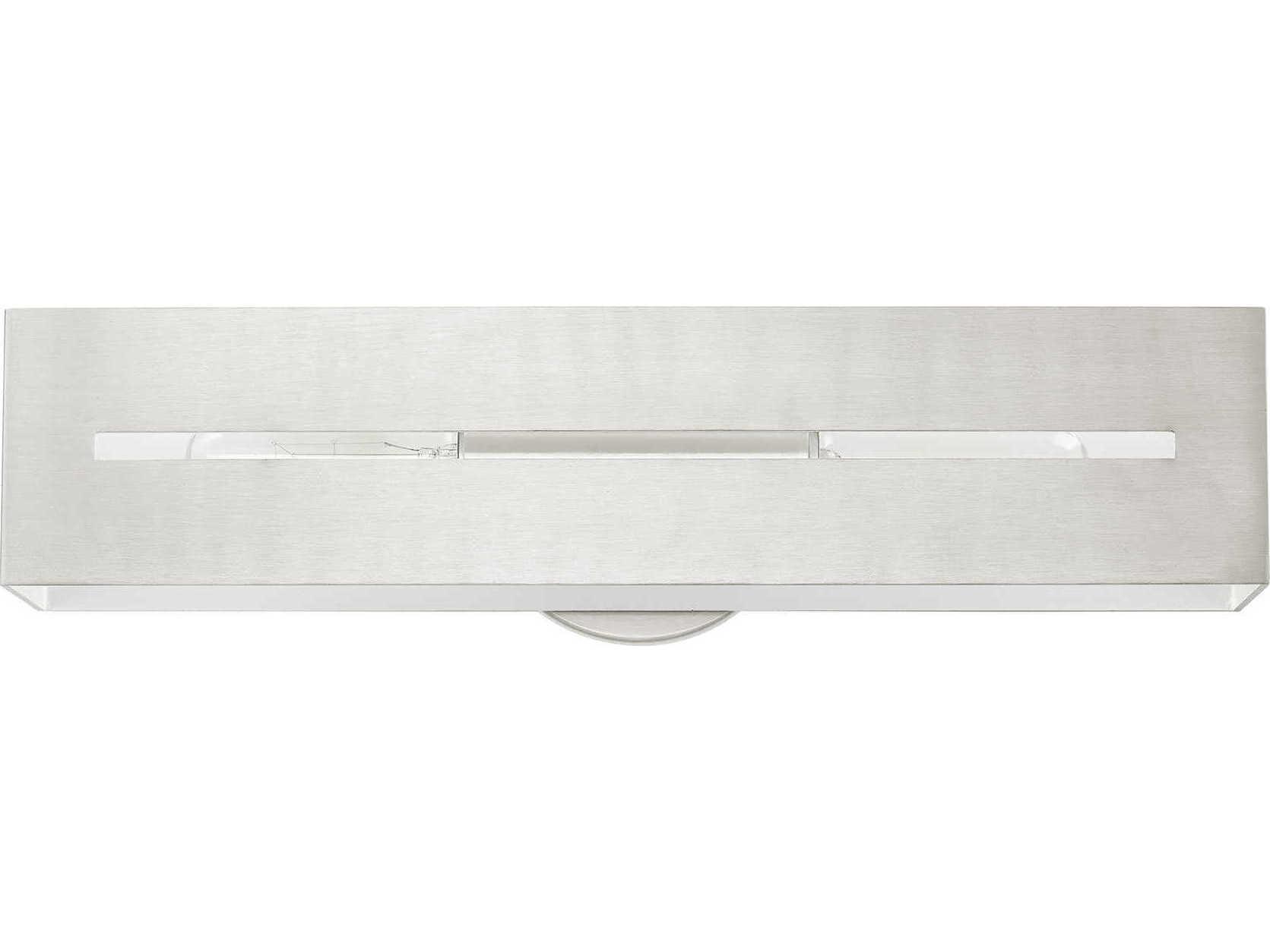 Livex Lighting Soma 2-Light Brushed Nickel Vanity Light
