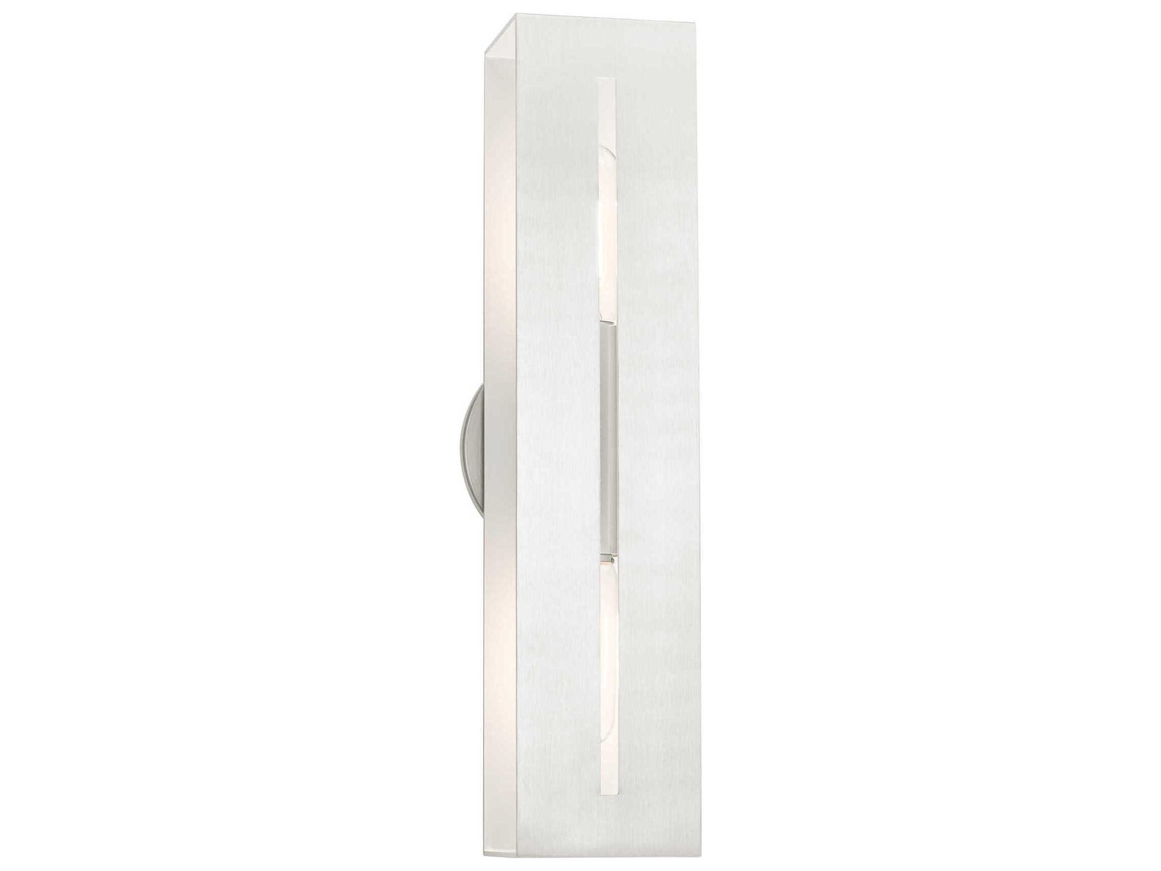 Livex Lighting Soma 2-Light Brushed Nickel Vanity Light
