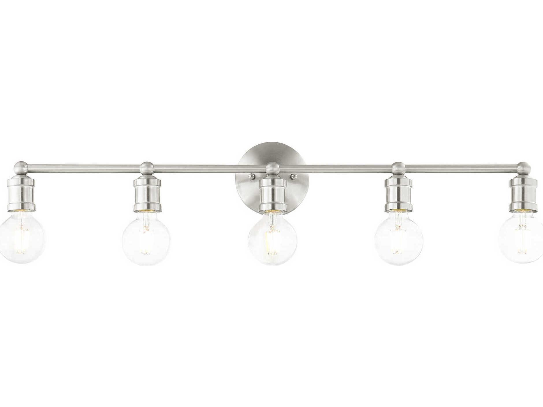 Livex Lighting Lansdale 5-Light Brushed Nickel Vanity Light