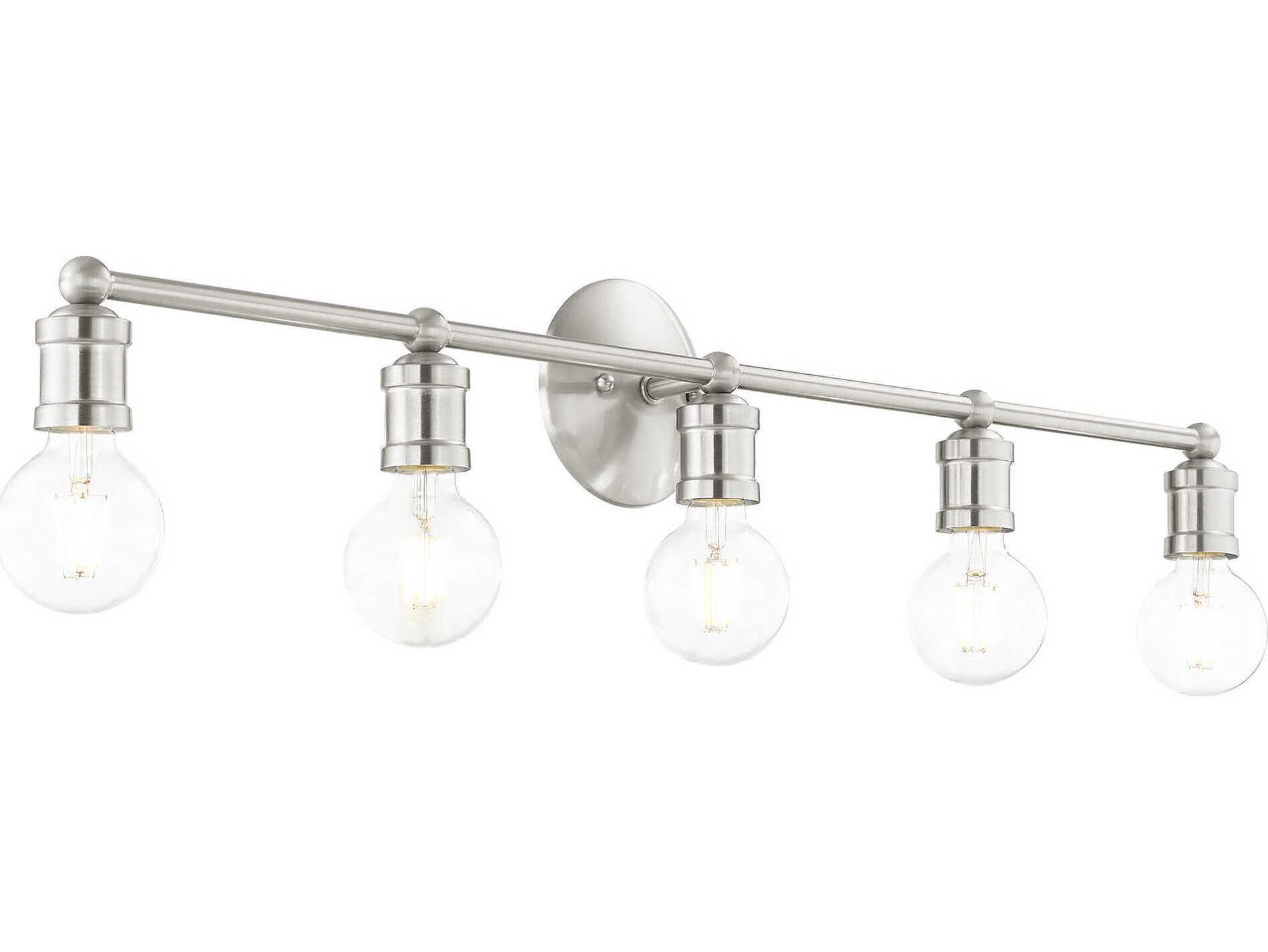 Livex Lighting Lansdale 5-Light Brushed Nickel Vanity Light