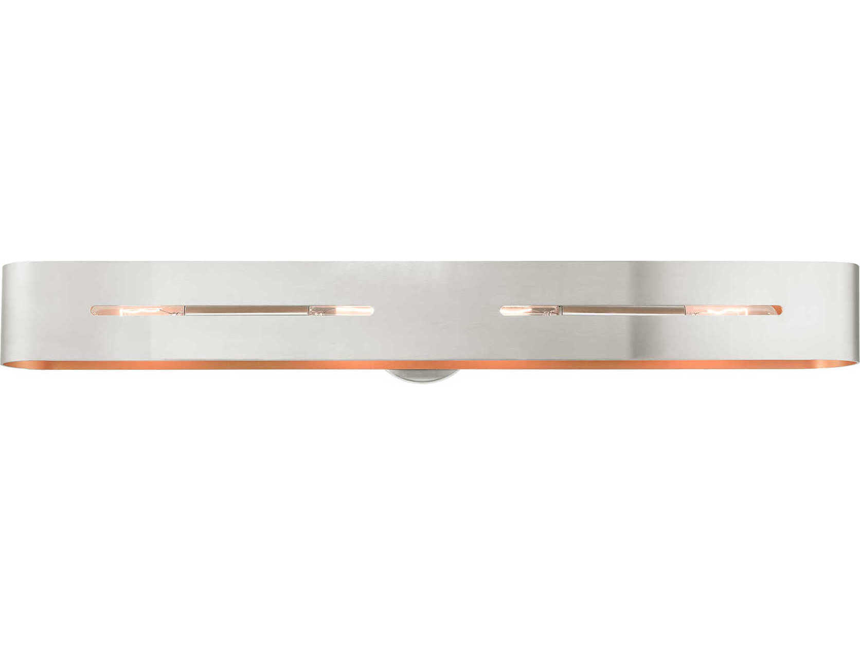 Livex Lighting Ravena 4-Light Brushed Nickel Vanity Light