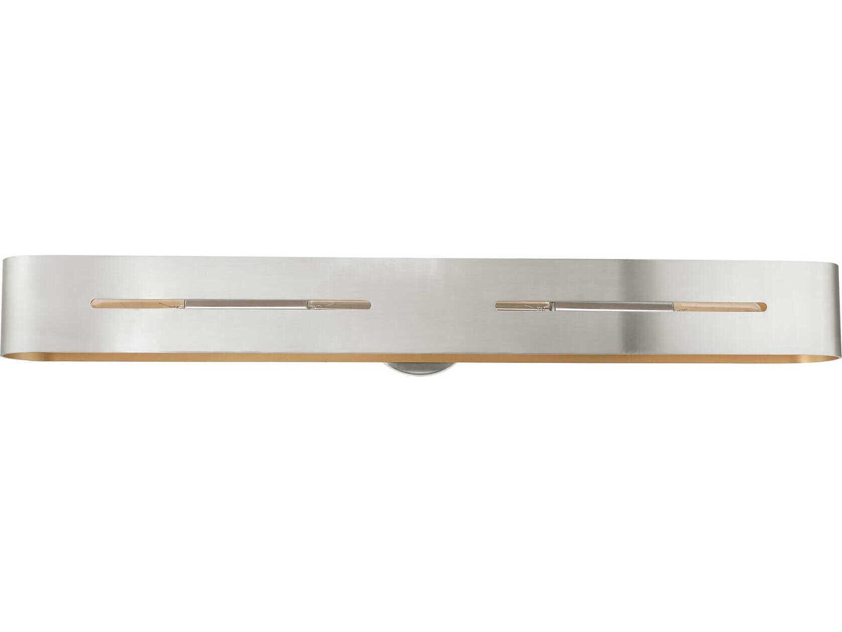 Livex Lighting Ravena 4-Light Brushed Nickel Vanity Light