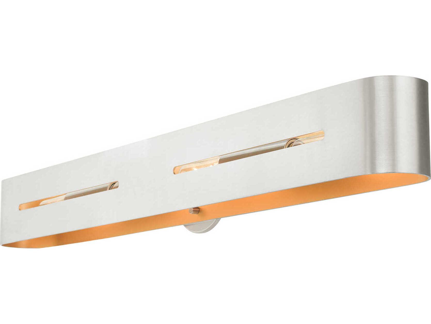 Livex Lighting Ravena 4-Light Brushed Nickel Vanity Light