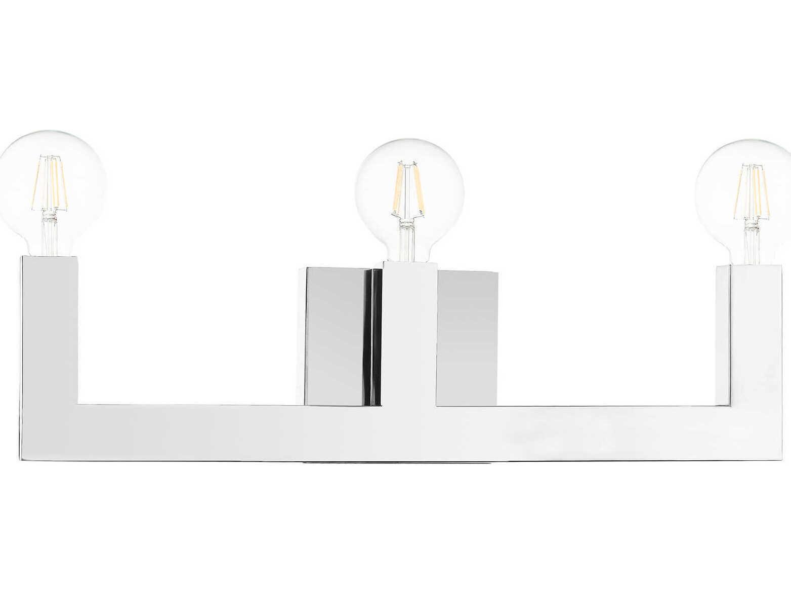 Livex Lighting Solna 3-Light Polished Chrome Vanity Light