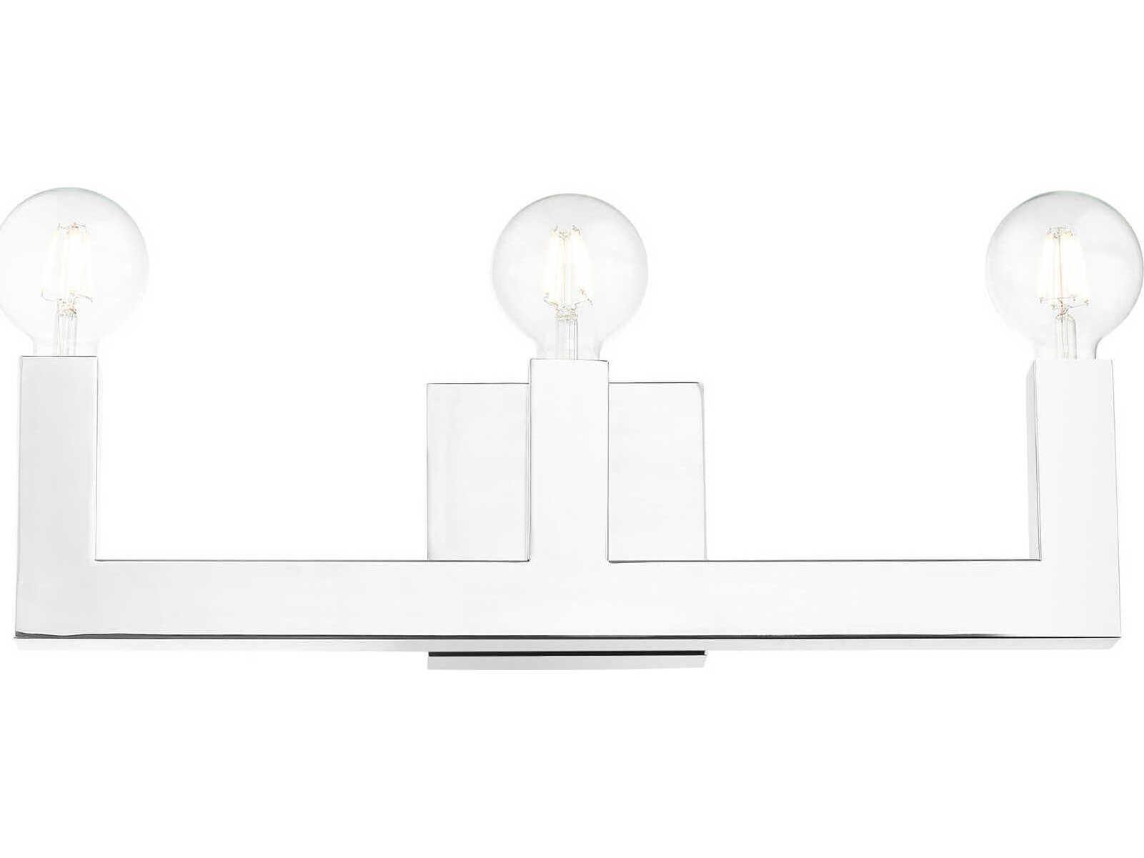 Livex Lighting Solna 3-Light Polished Chrome Vanity Light