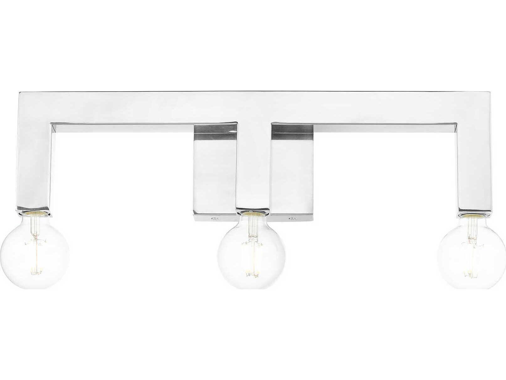 Livex Lighting Solna 3-Light Polished Chrome Vanity Light