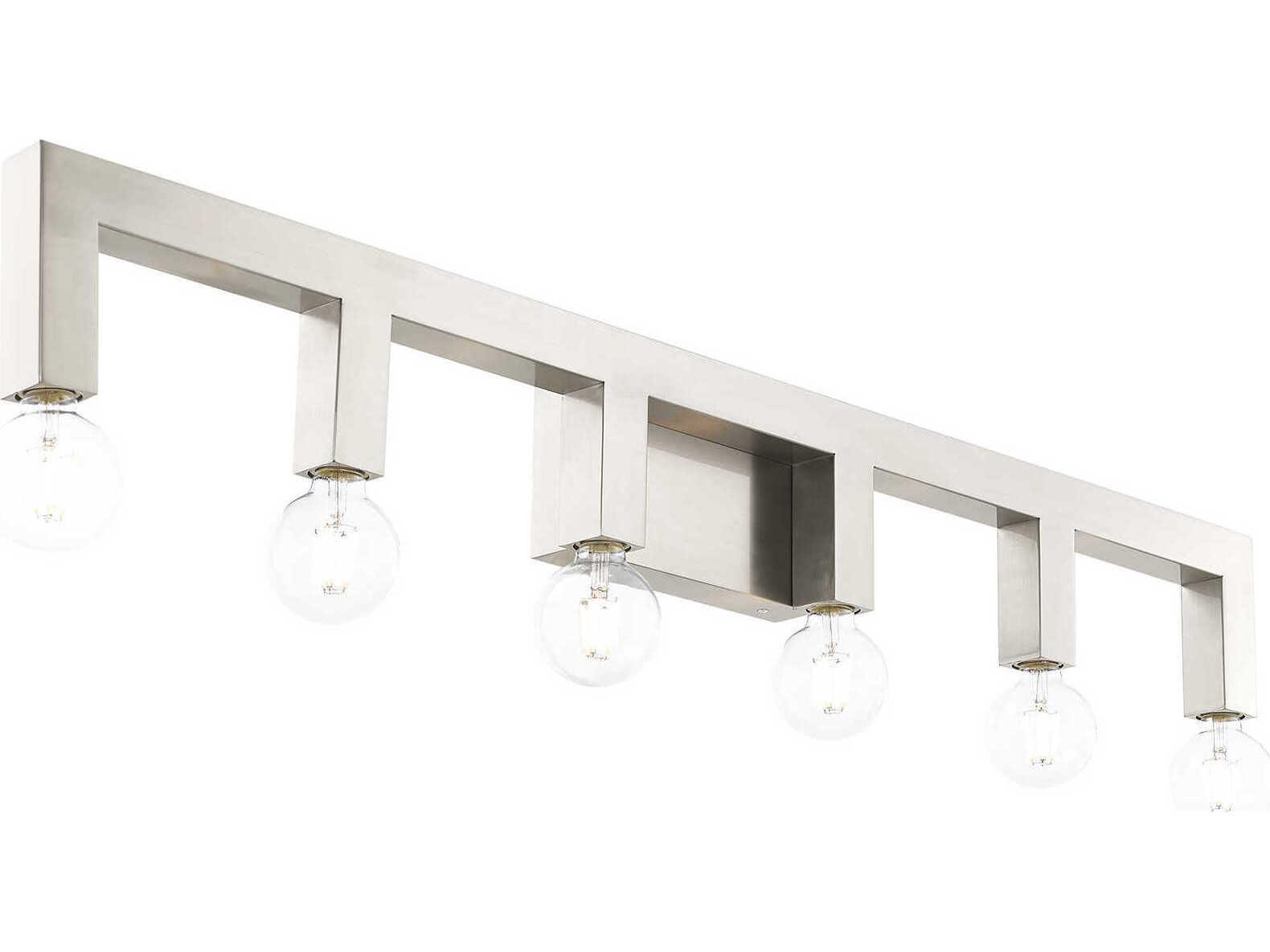 Livex Lighting Solna 6-Light Brushed Nickel Vanity Light