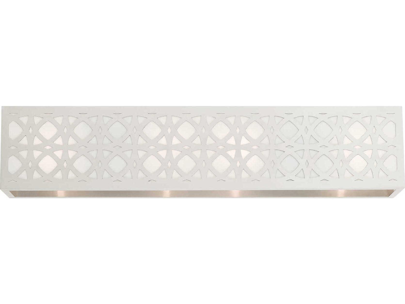 Livex Lighting Calinda 4-Light Brushed Nickel Vanity Light