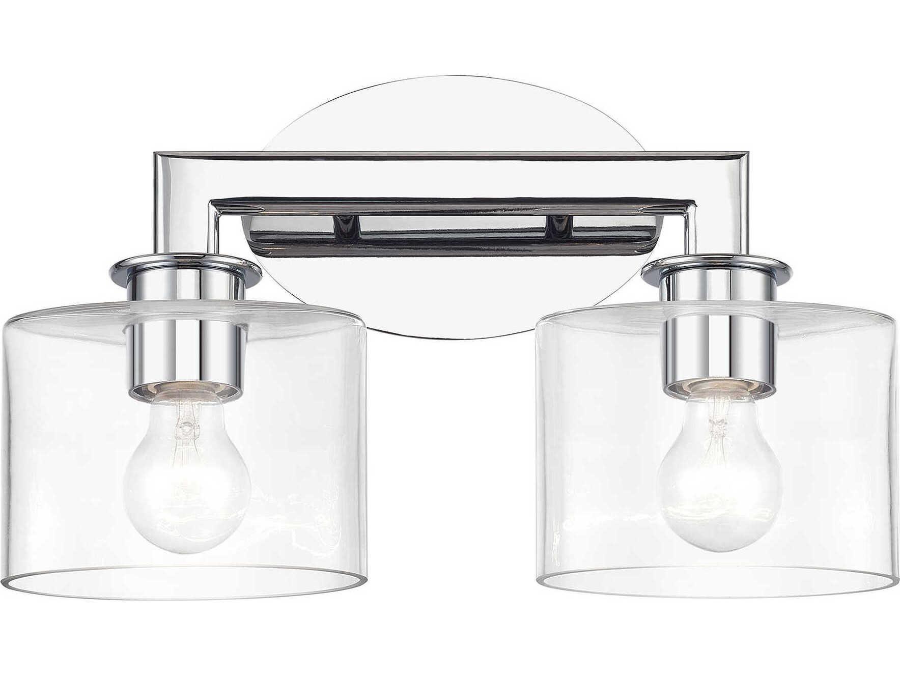 Livex Lighting Bernardino 2-Light Polished Chrome Vanity Light