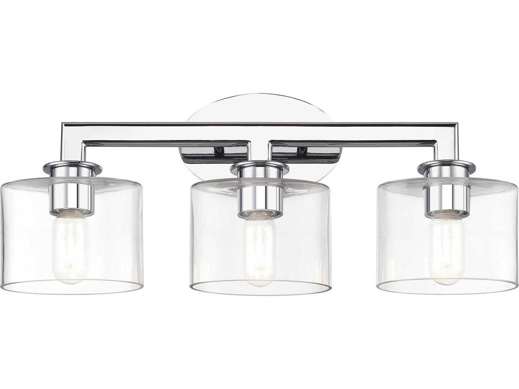 Livex Lighting Bernardino 3-Light Polished Chrome Vanity Light