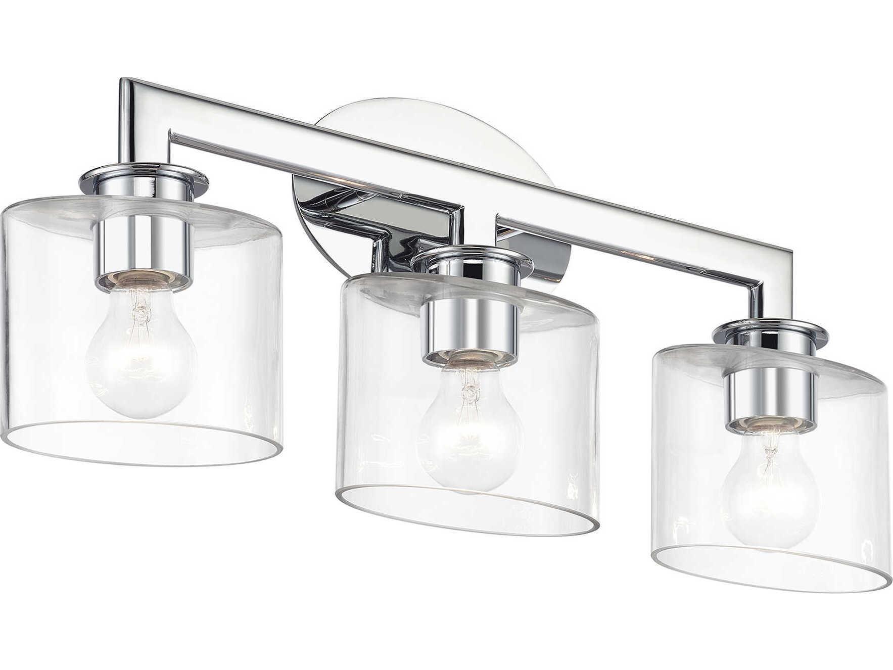 Livex Lighting Bernardino 3-Light Polished Chrome Vanity Light