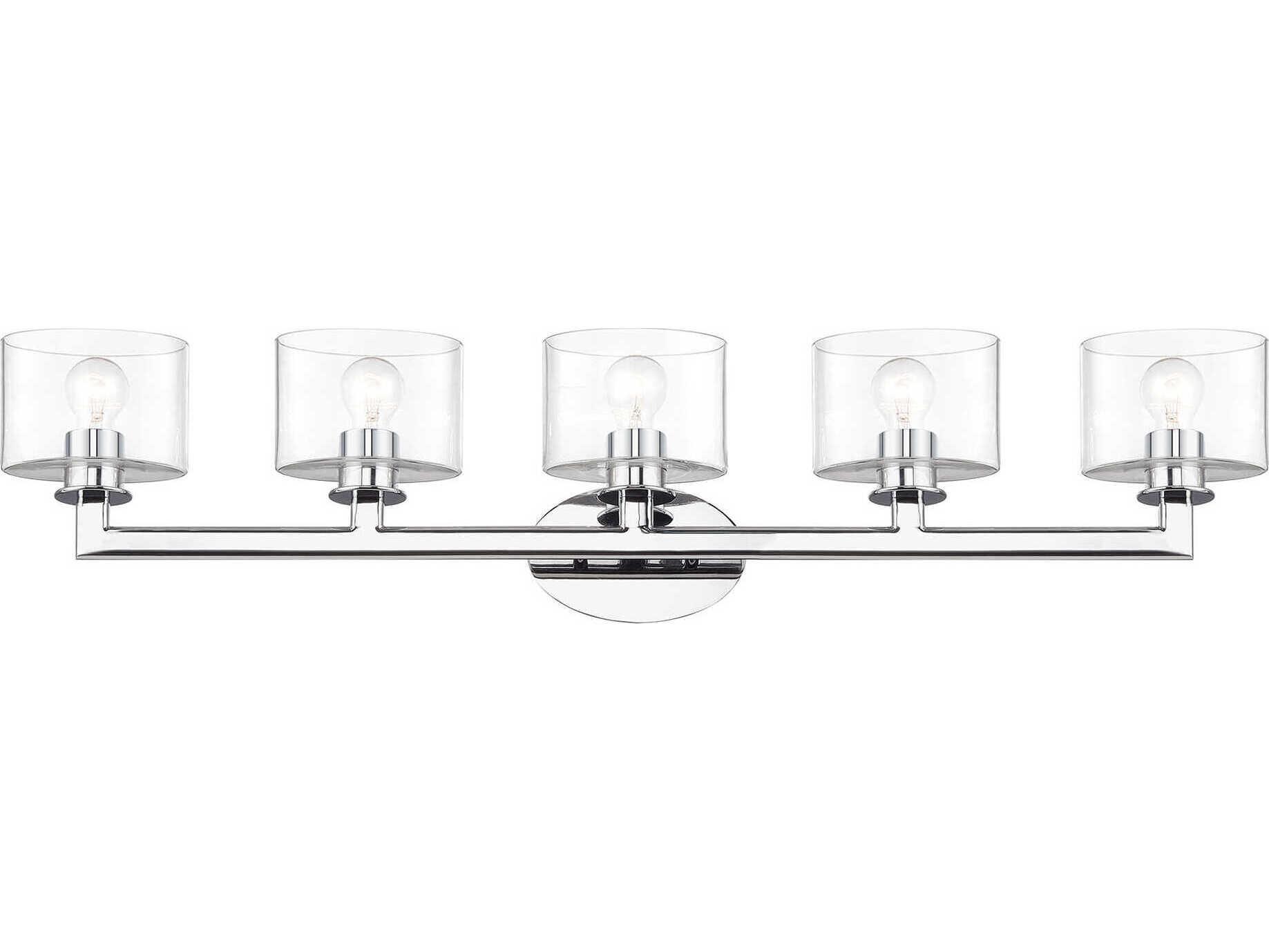 Livex Lighting Bernardino 5-Light Polished Chrome Vanity Light