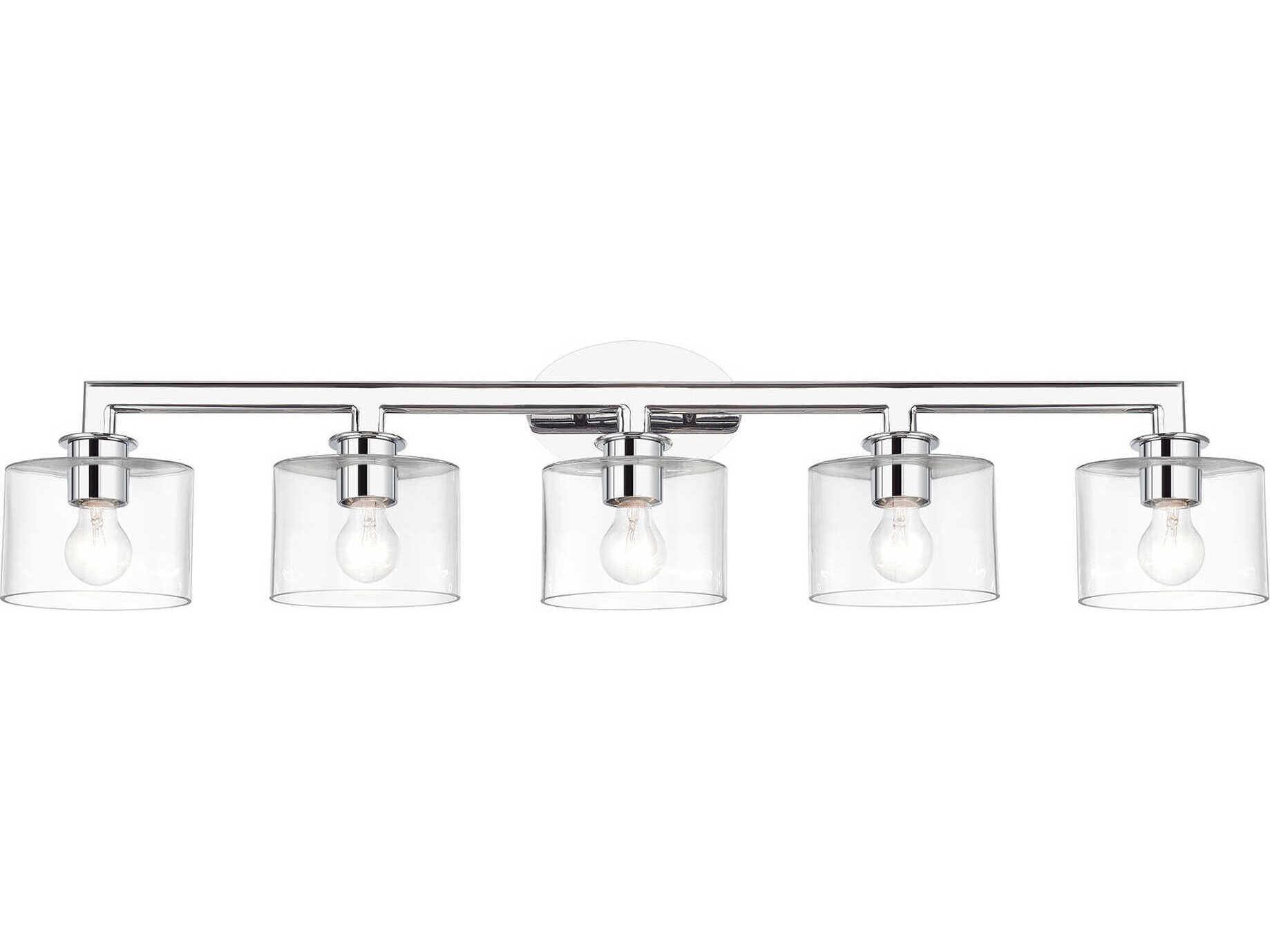 Livex Lighting Bernardino 5-Light Polished Chrome Vanity Light