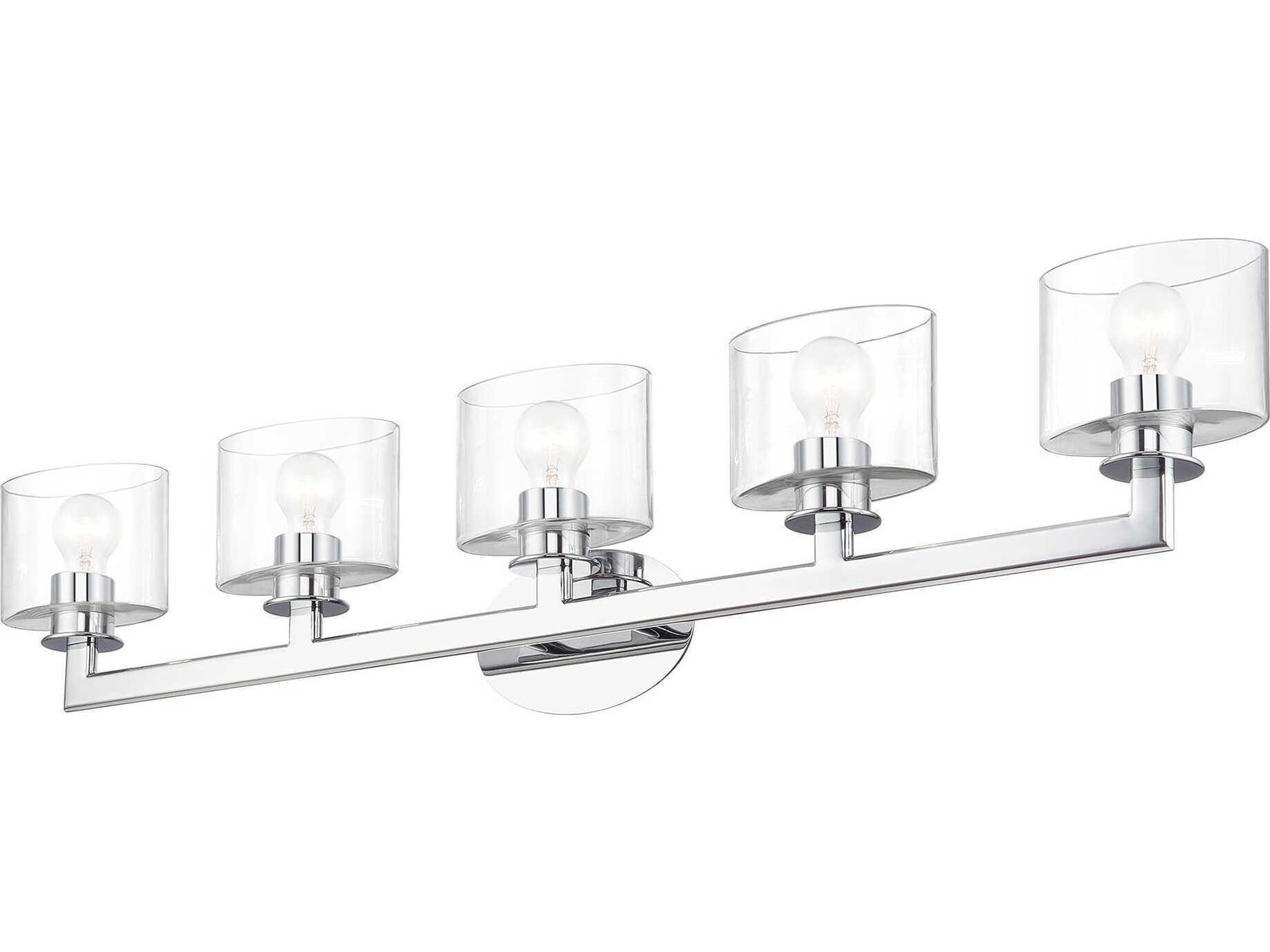 Livex Lighting Bernardino 5-Light Polished Chrome Vanity Light