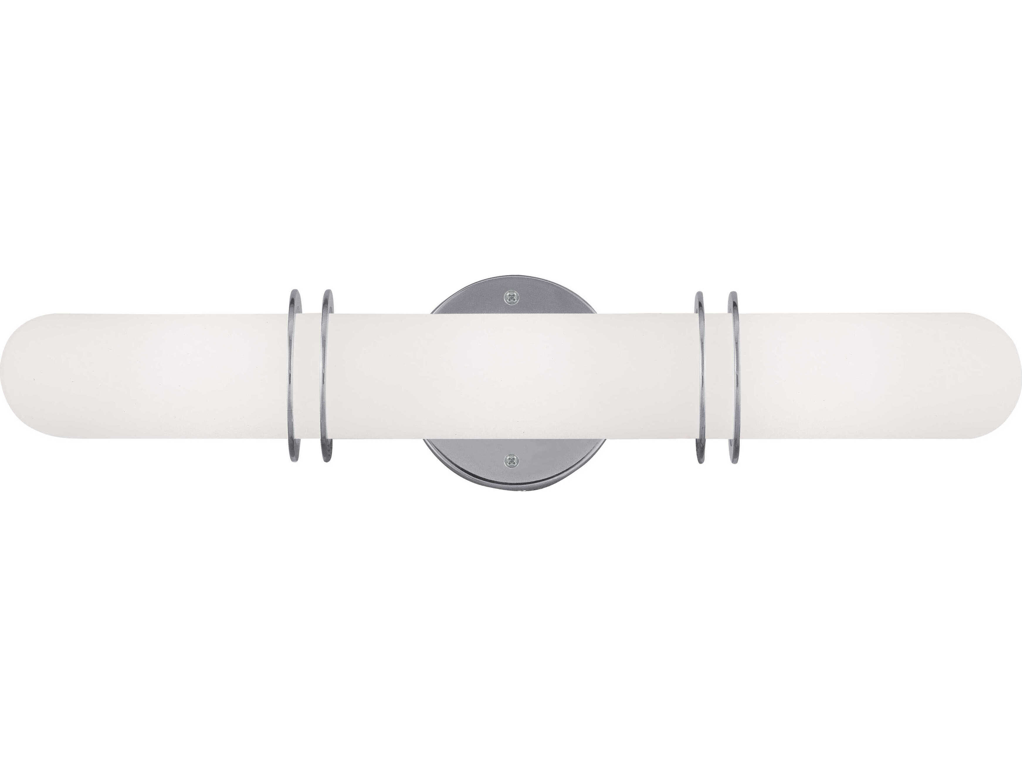 Livex Lighting Pelham 3-Light Polished Chrome Glass Vanity Light