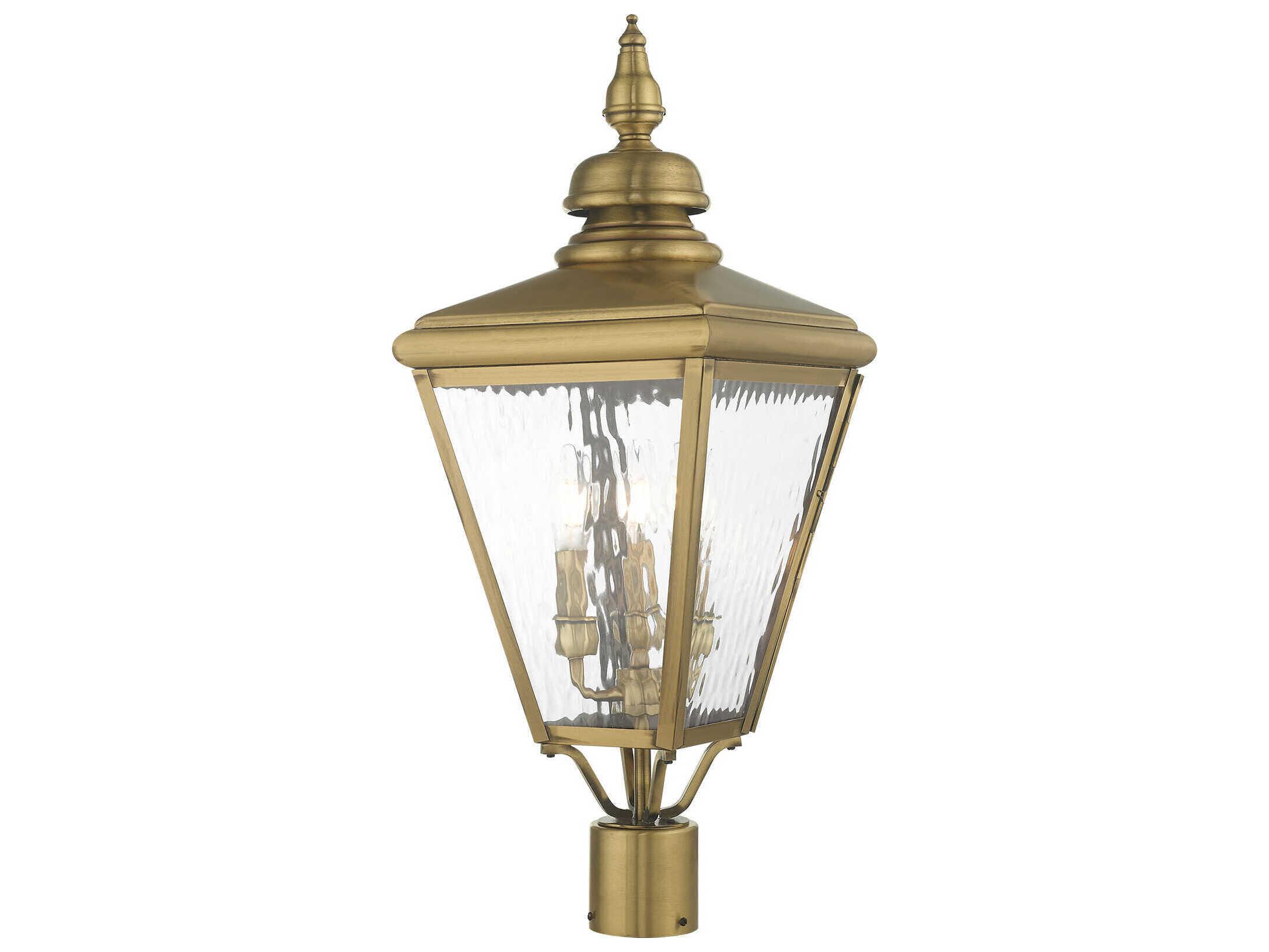 Livex Lighting Cambridge 3 - Light Outdoor Post Light