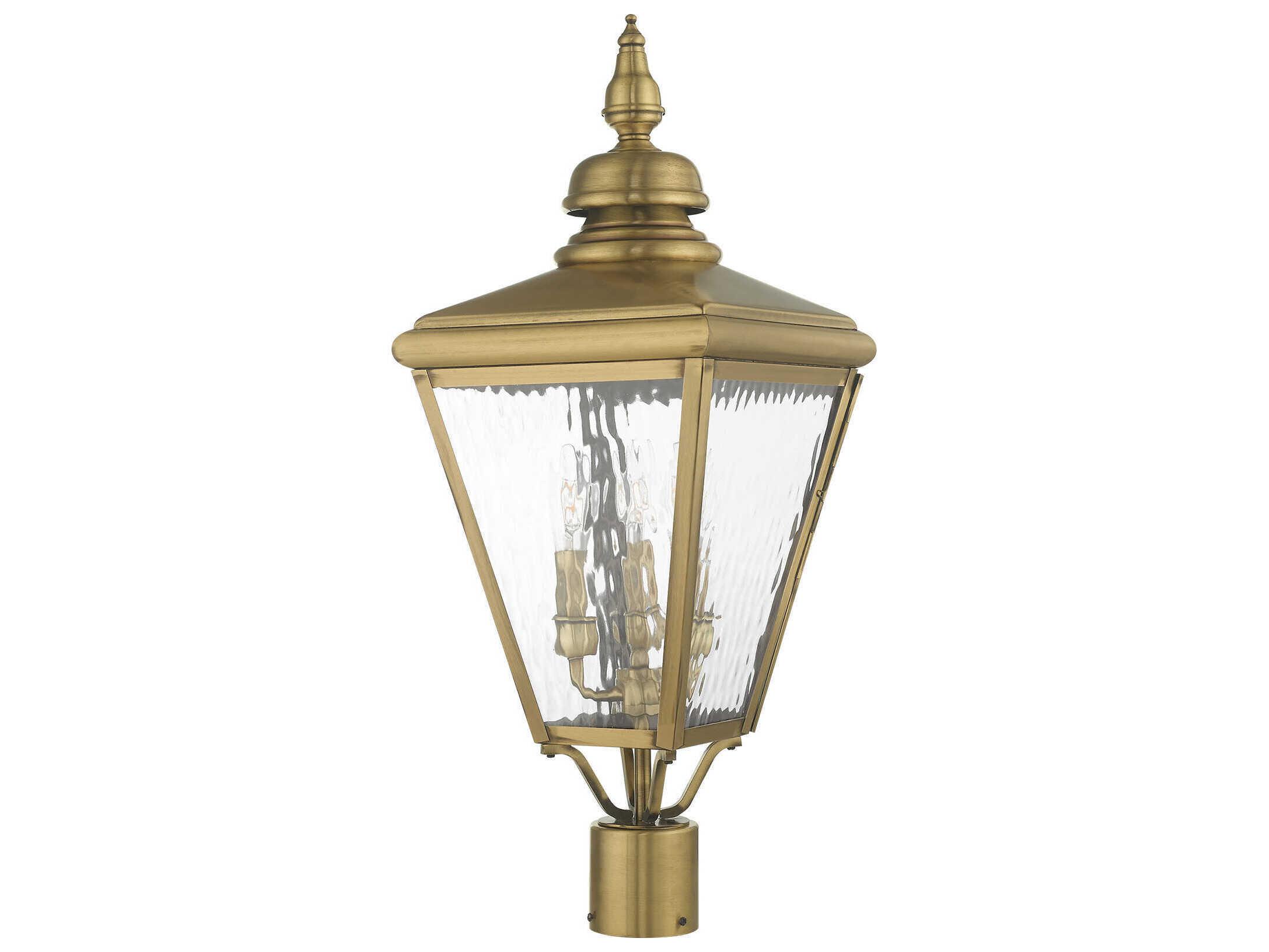 Livex Lighting Cambridge 3 - Light Outdoor Post Light