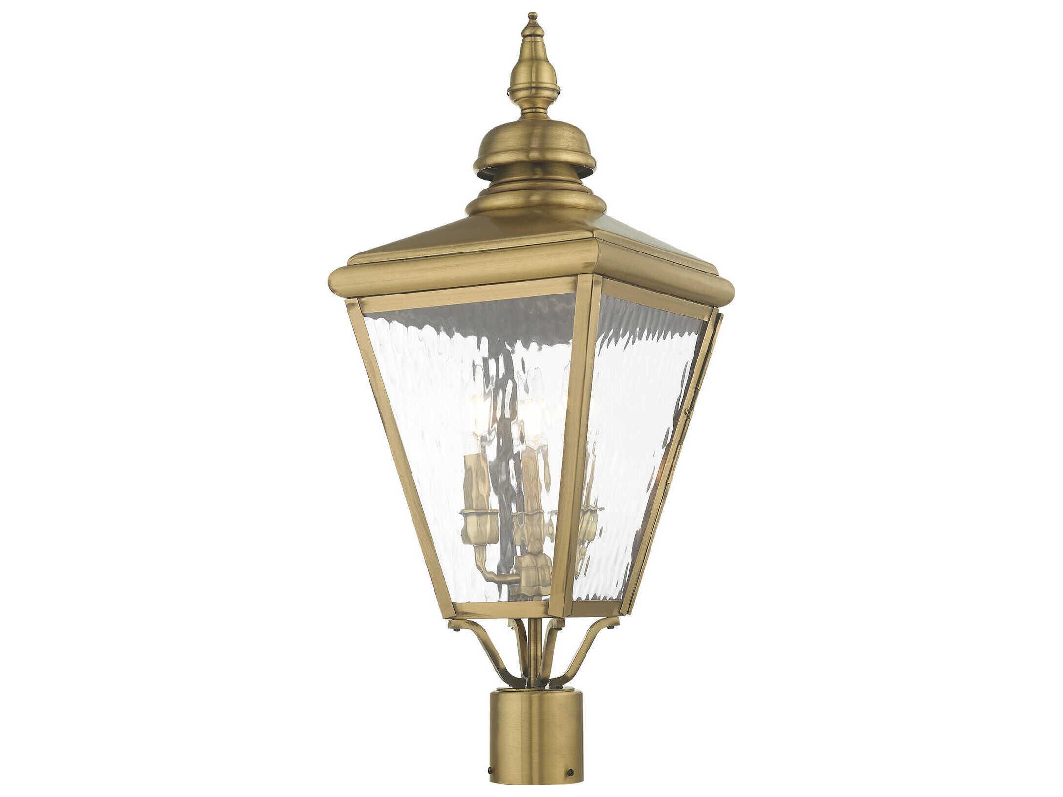 Livex Lighting Cambridge 3 - Light Outdoor Post Light