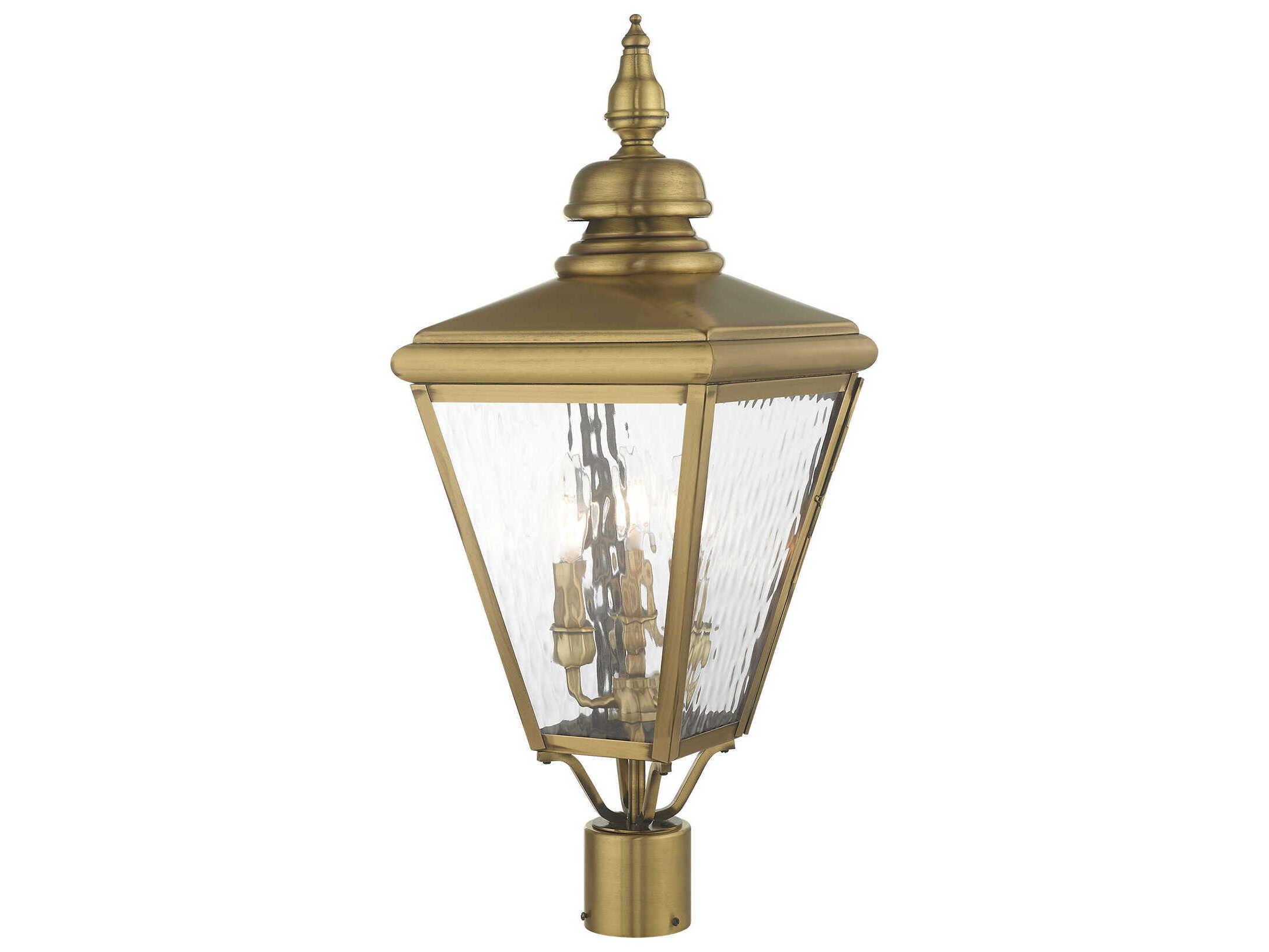 Livex Lighting Cambridge 3 - Light Outdoor Post Light