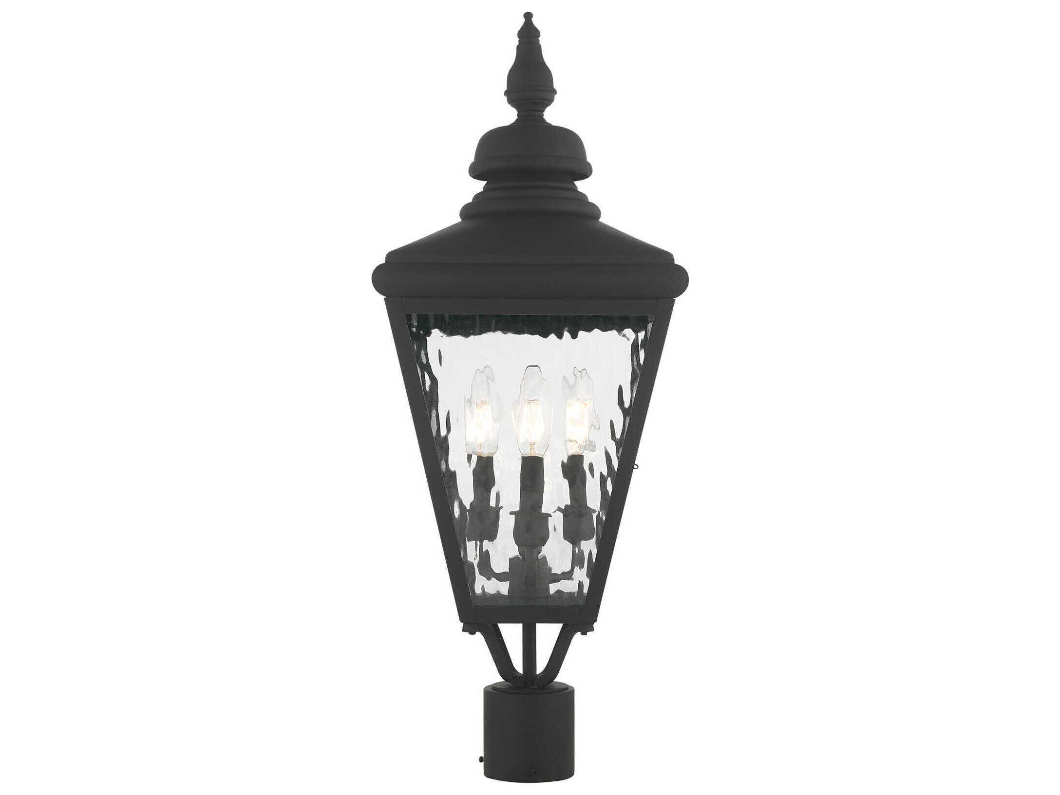 Livex Lighting Cambridge 3 - Light Outdoor Post Light