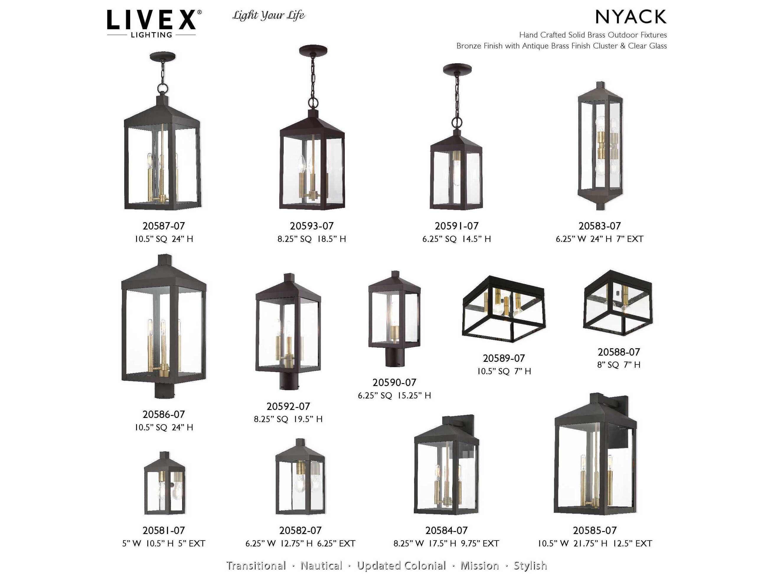 Livex Lighting Nyack Outdoor Wall Light