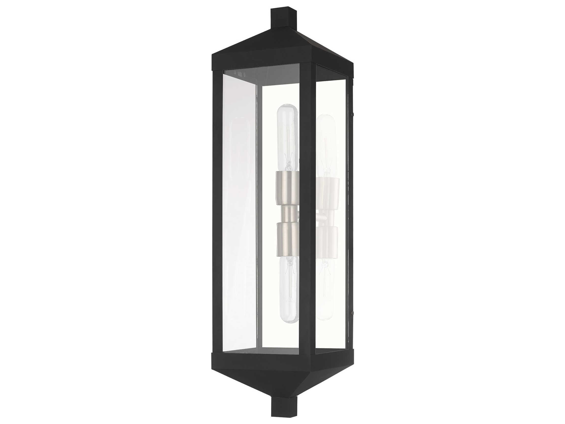 Livex Lighting Nyack 2 - Light Glass Outdoor Wall Light