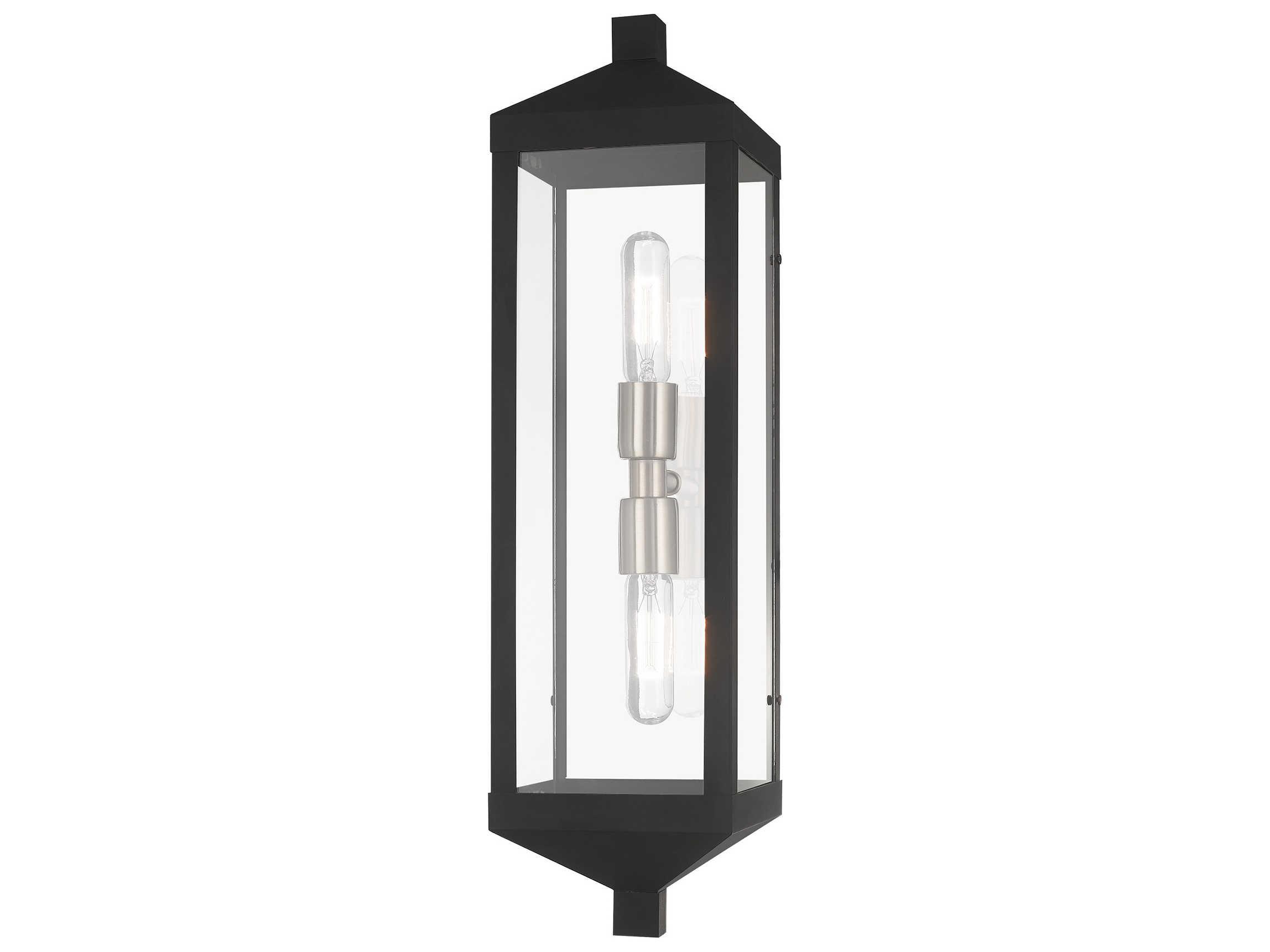 Livex Lighting Nyack 2 - Light Glass Outdoor Wall Light
