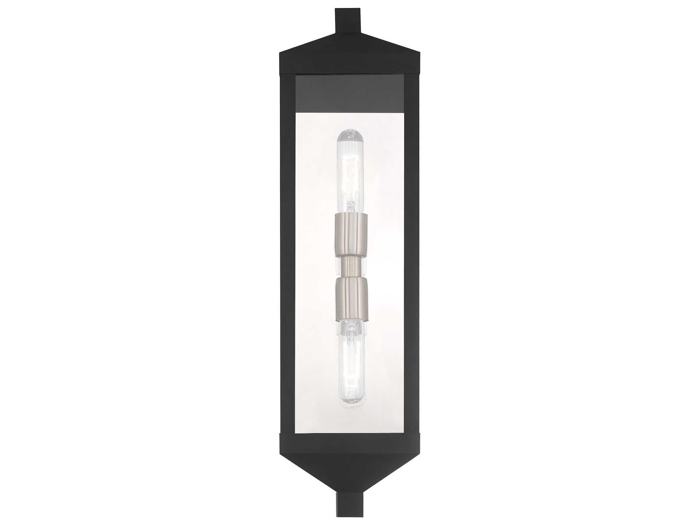 Livex Lighting Nyack 2 - Light Glass Outdoor Wall Light
