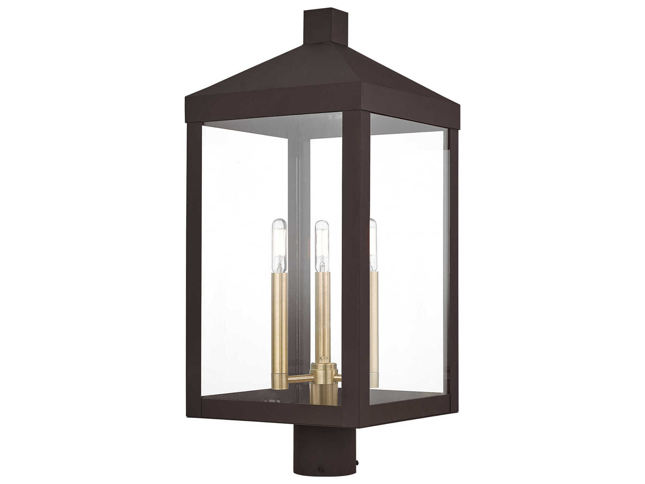 Livex Lighting Nyack 3 - Light Outdoor Post Light