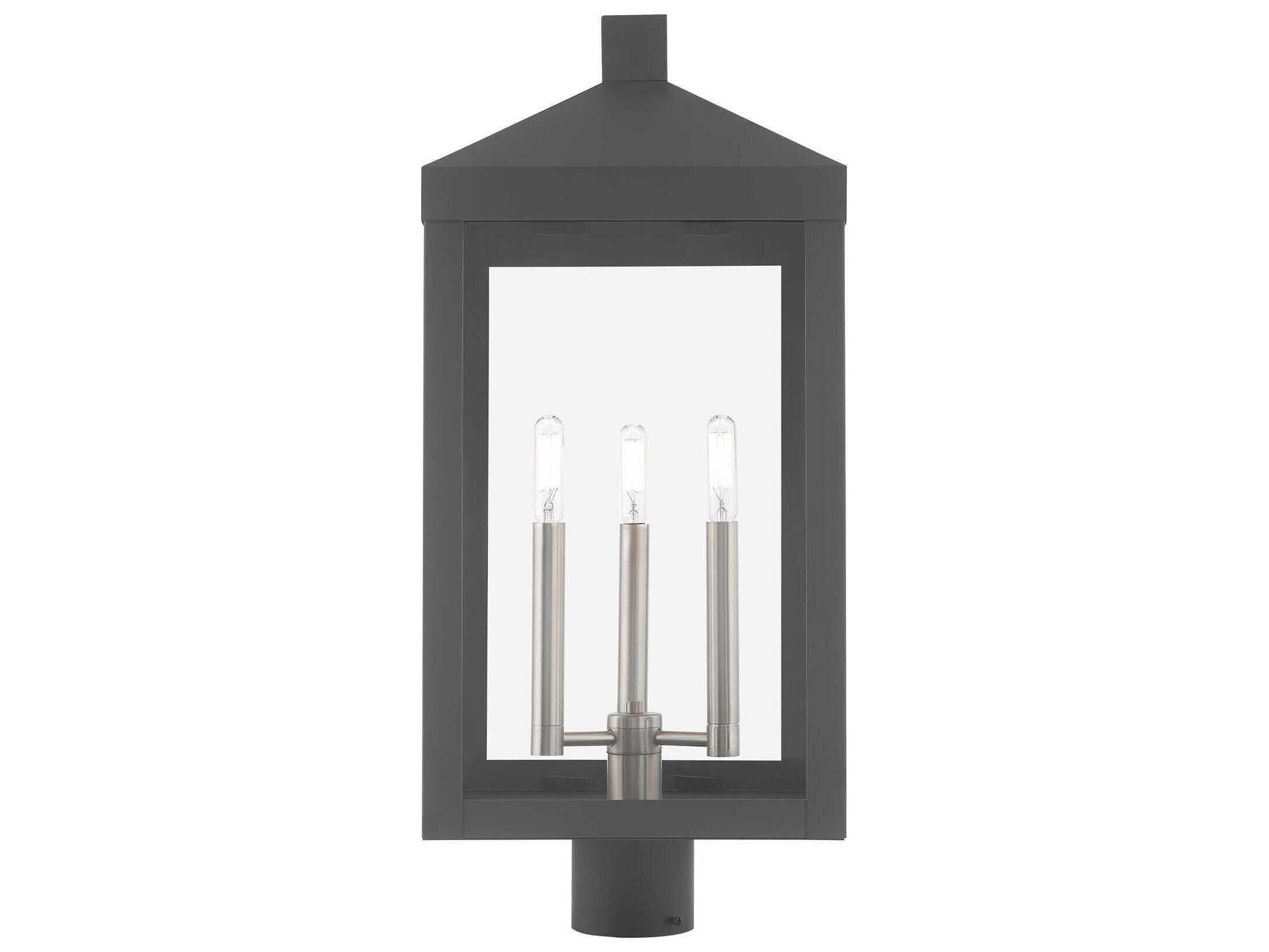 Livex Lighting Nyack 3 - Light Outdoor Post Light