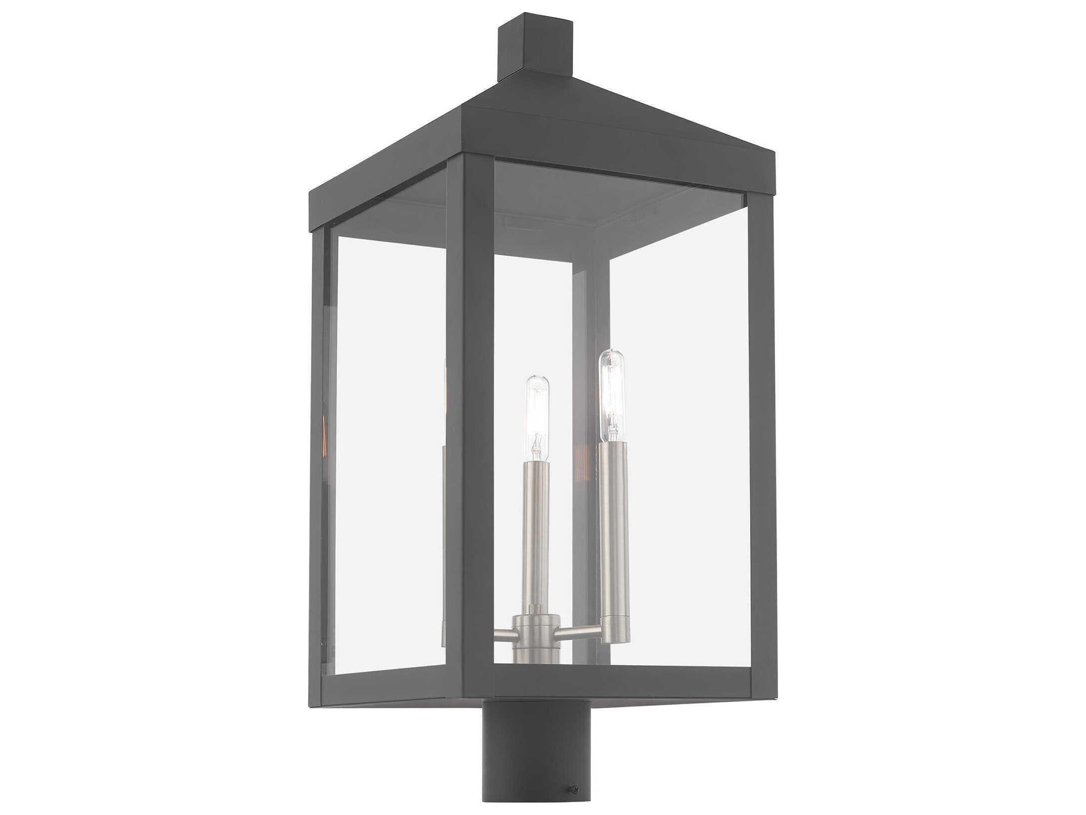 Livex Lighting Nyack 3 - Light Outdoor Post Light