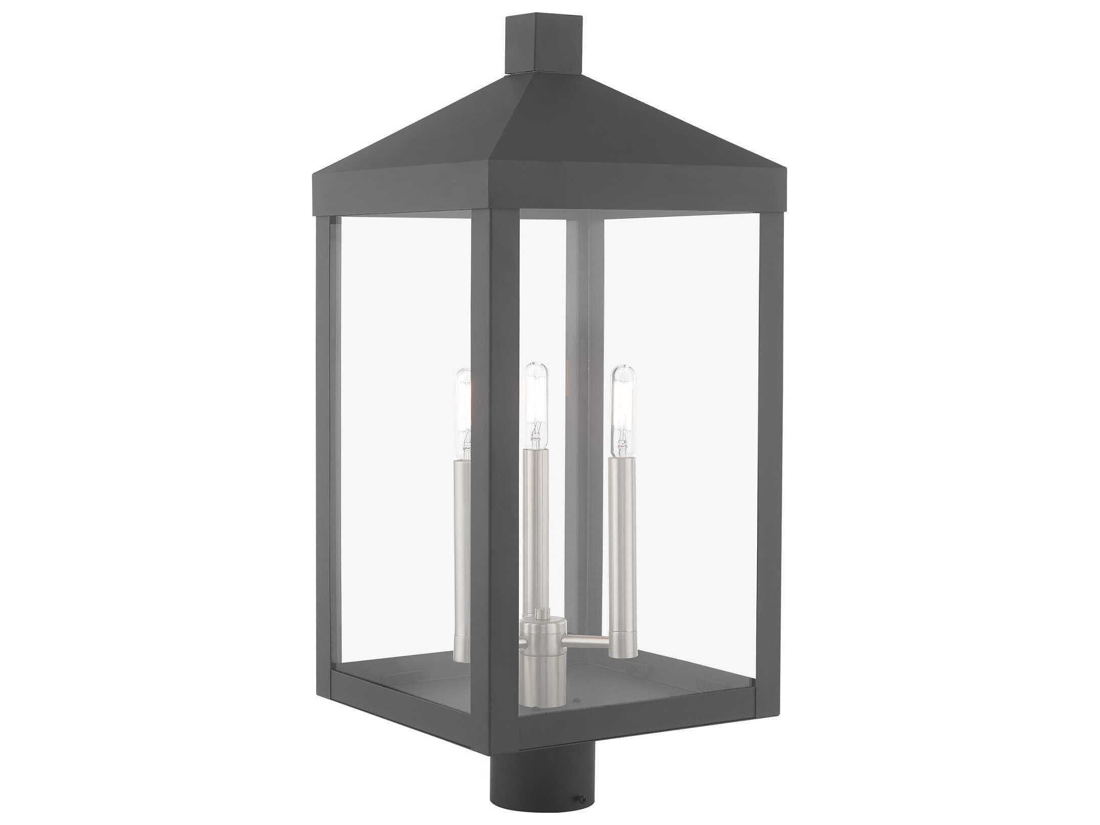 Livex Lighting Nyack 3 - Light Outdoor Post Light