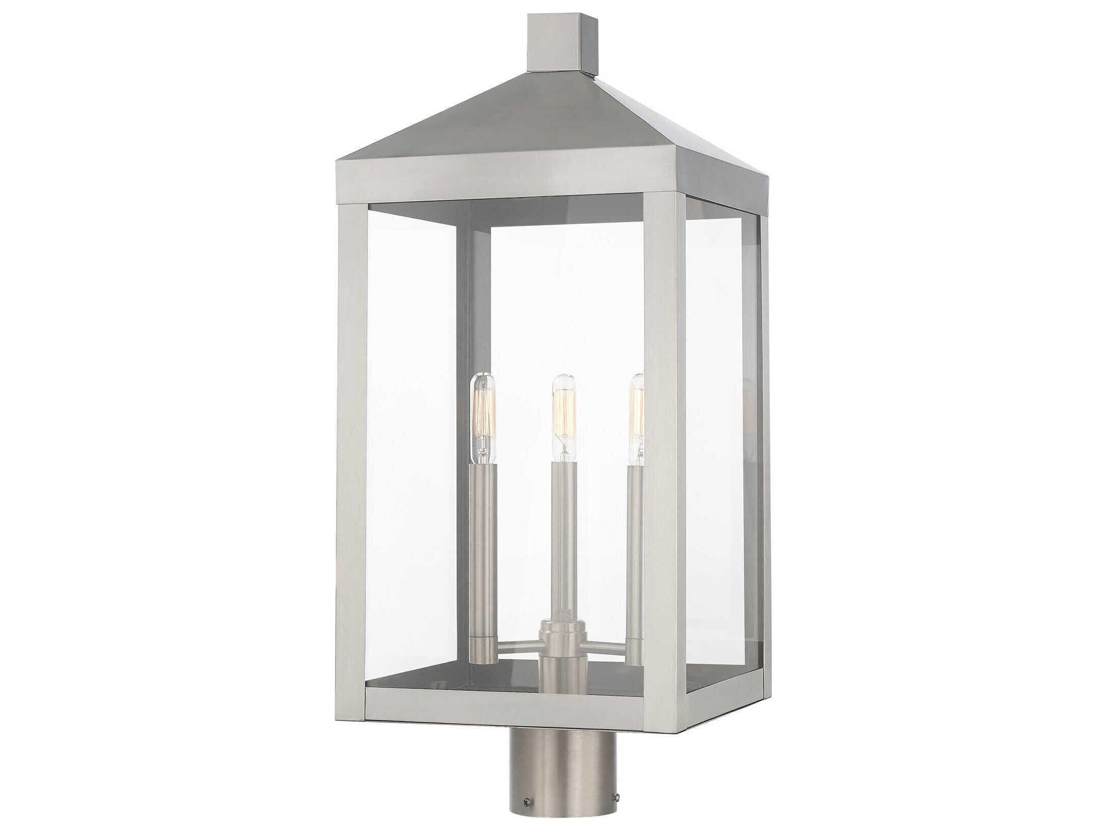 Livex Lighting Nyack 3 - Light Outdoor Post Light