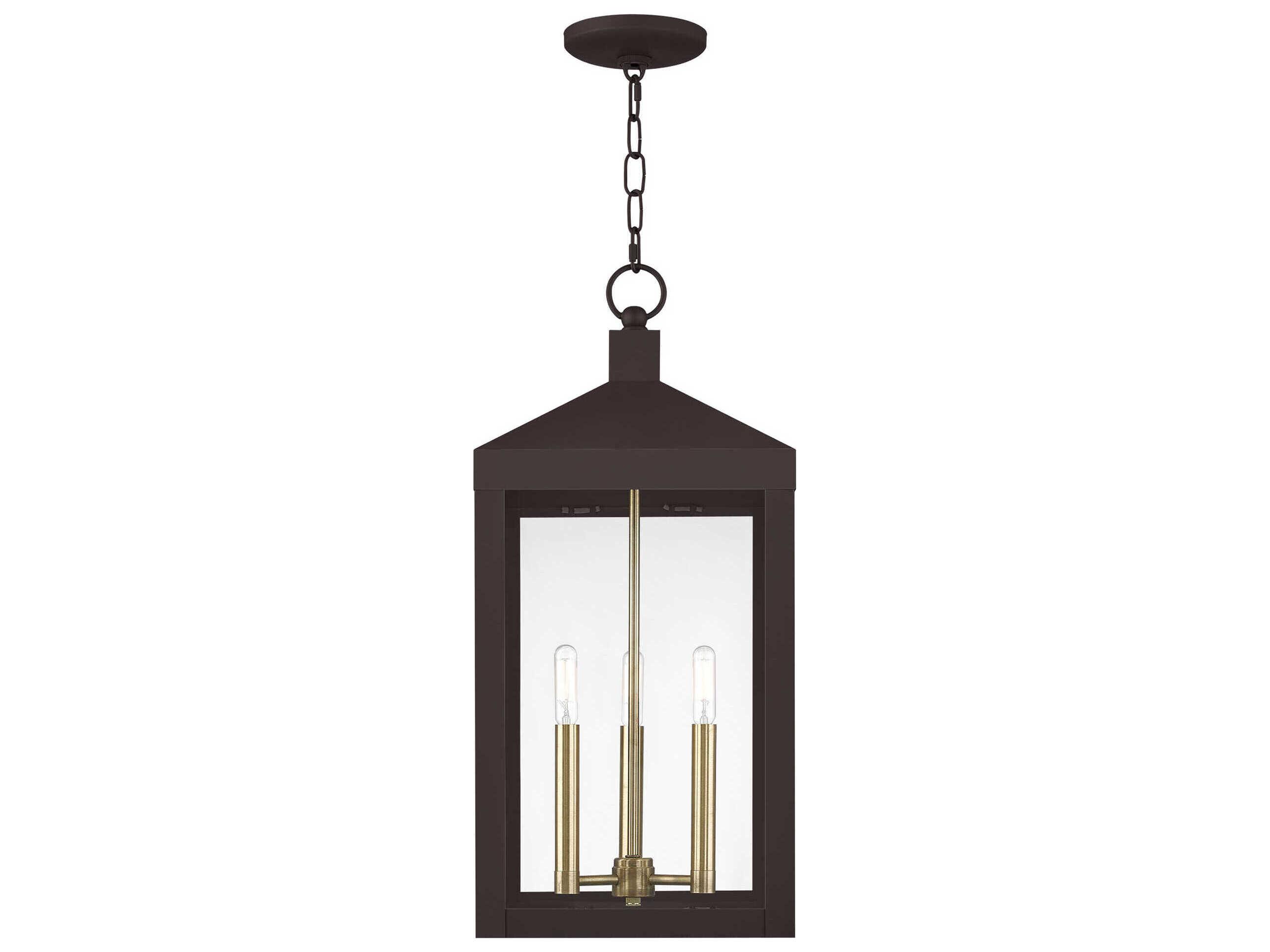 Livex Lighting Nyack 3 - Light Outdoor Hanging Light