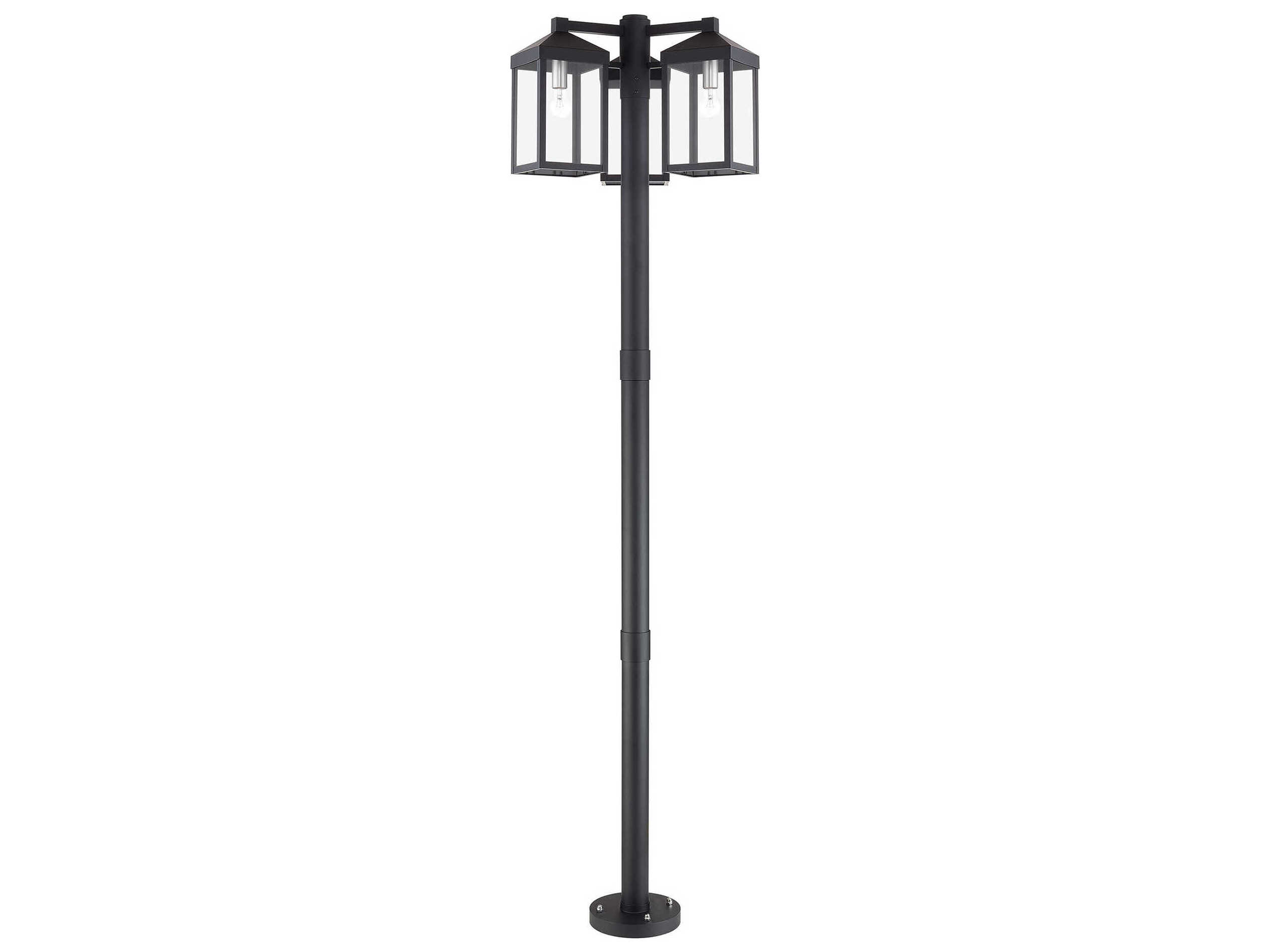 Livex Lighting Nyack 3-Light Outdoor Post Light