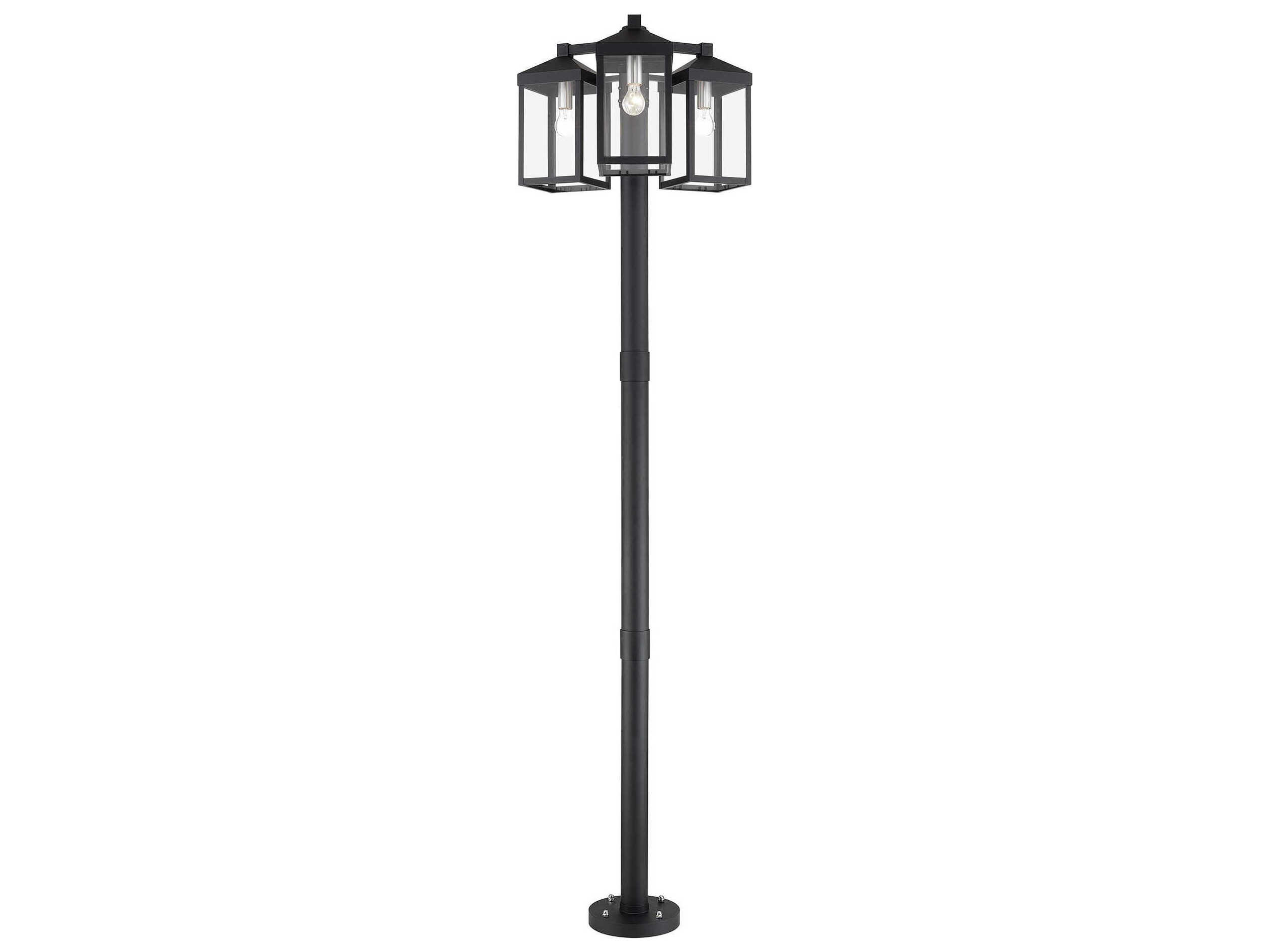Livex Lighting Nyack 3-Light Outdoor Post Light