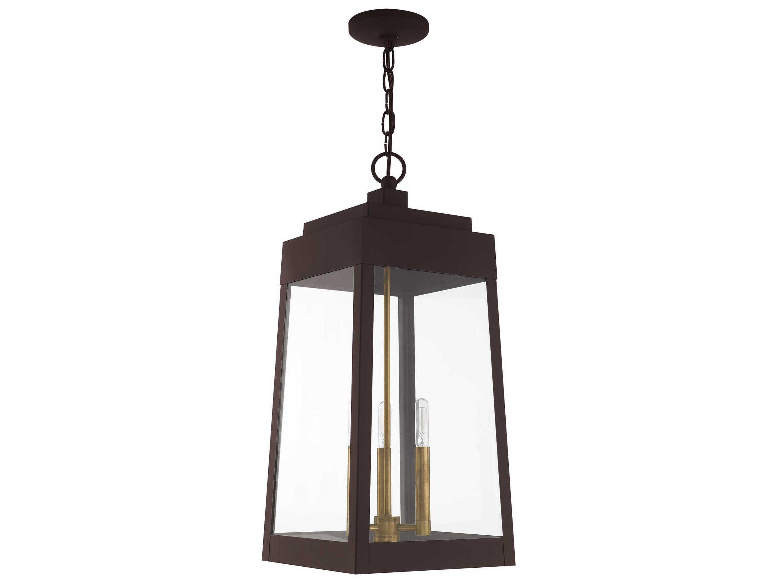 Livex Lighting Oslo 3 - Light Outdoor Hanging Light