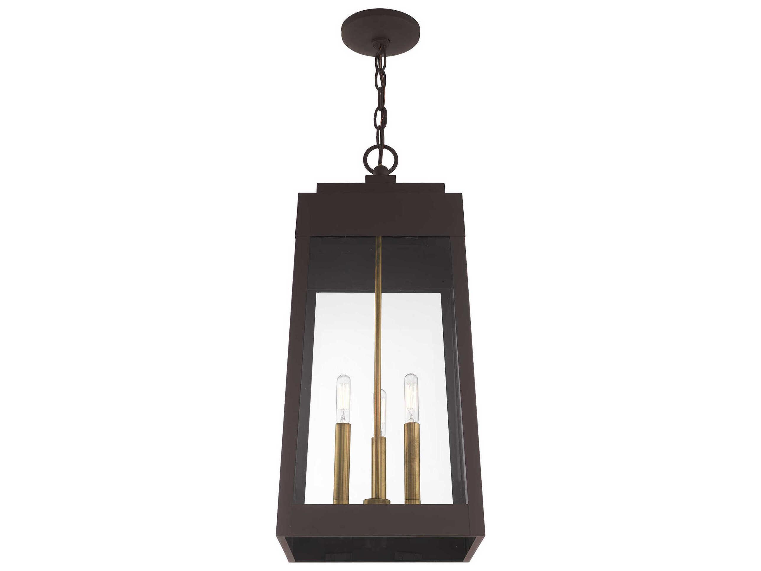 Livex Lighting Oslo 3 - Light Outdoor Hanging Light