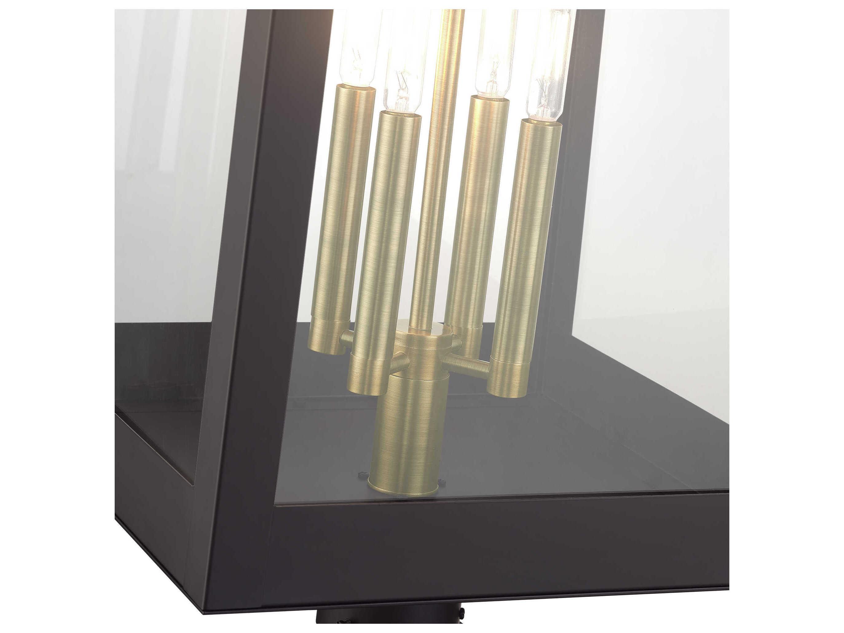 Livex Lighting Oslo 4-Light Outdoor Post Light
