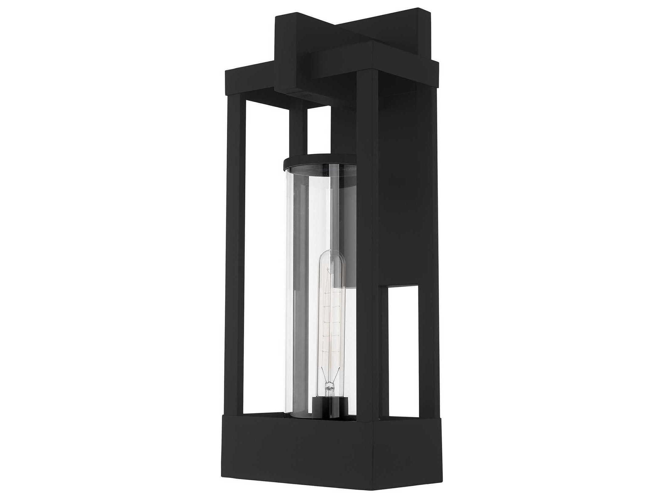 Livex Lighting Delancey Glass Outdoor Wall Light