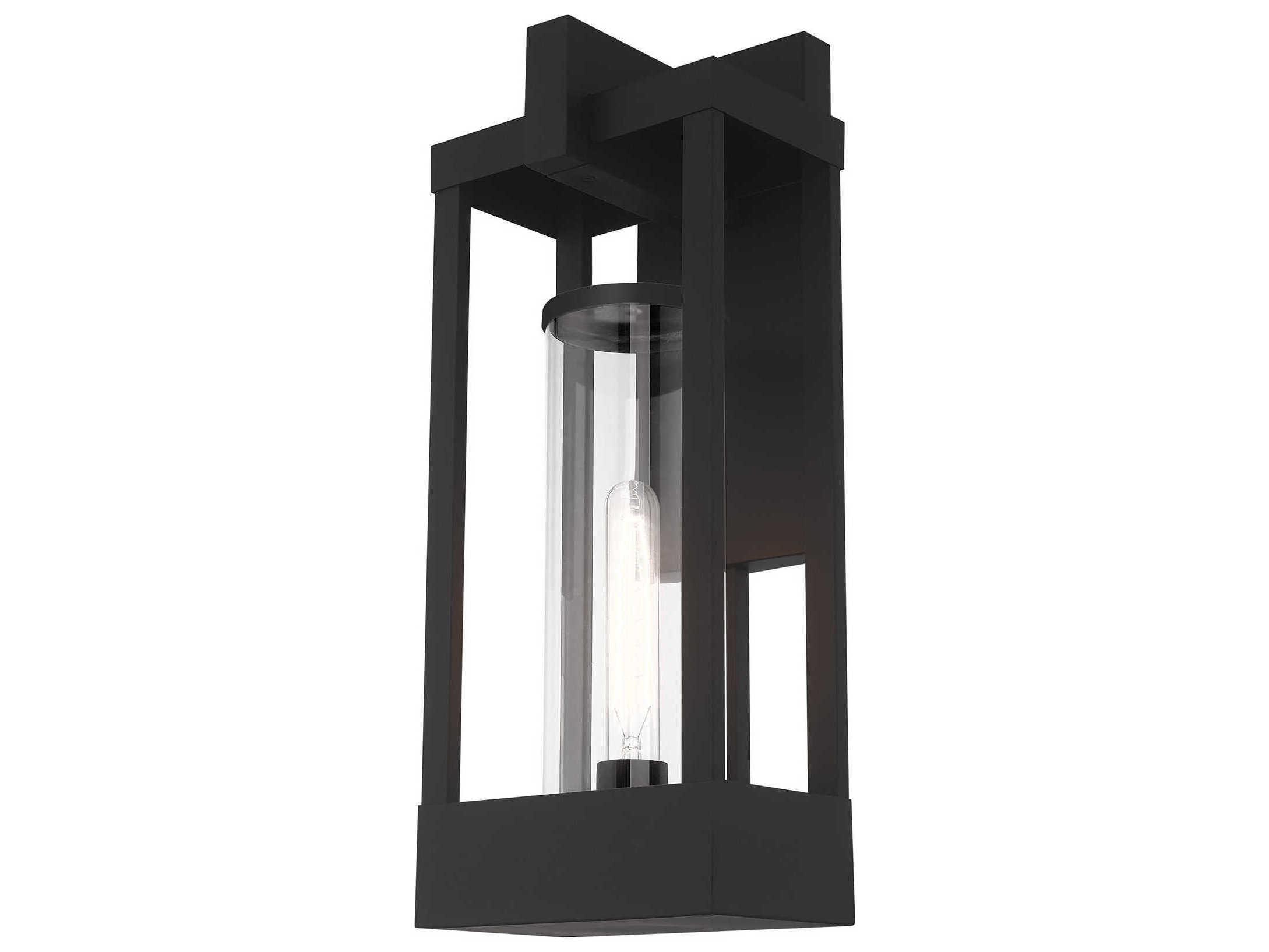 Livex Lighting Delancey Glass Outdoor Wall Light