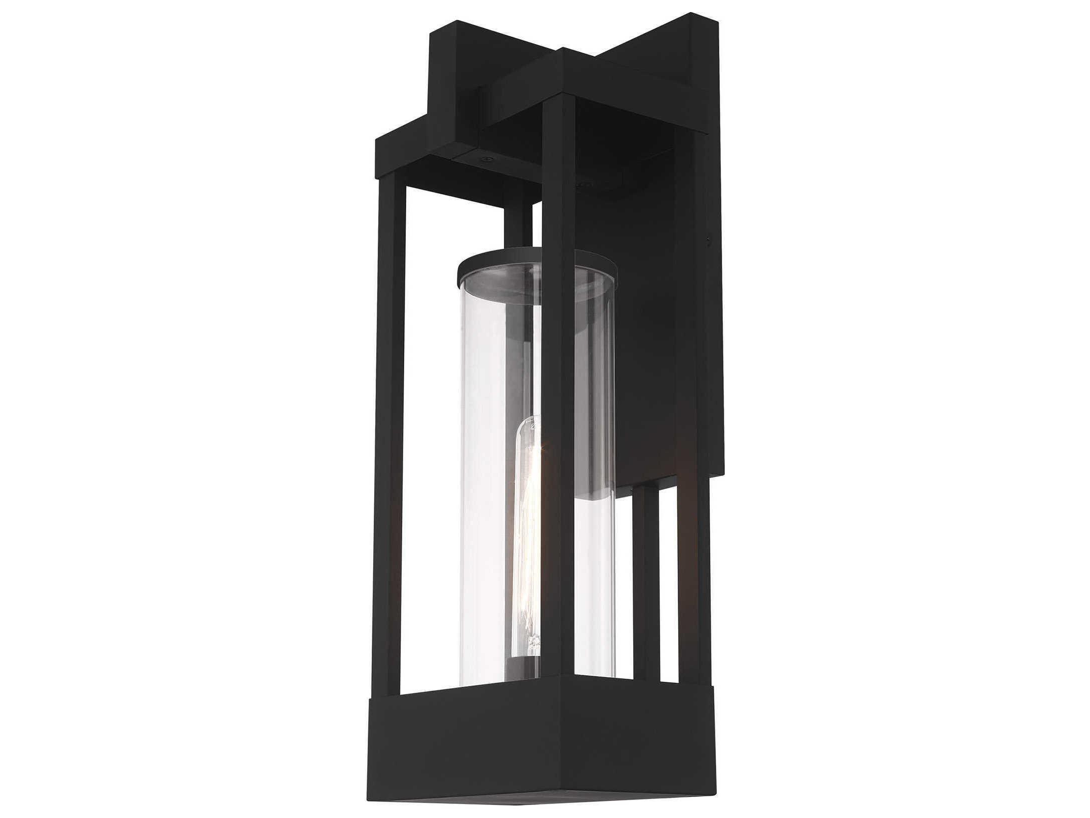 Livex Lighting Delancey Glass Outdoor Wall Light