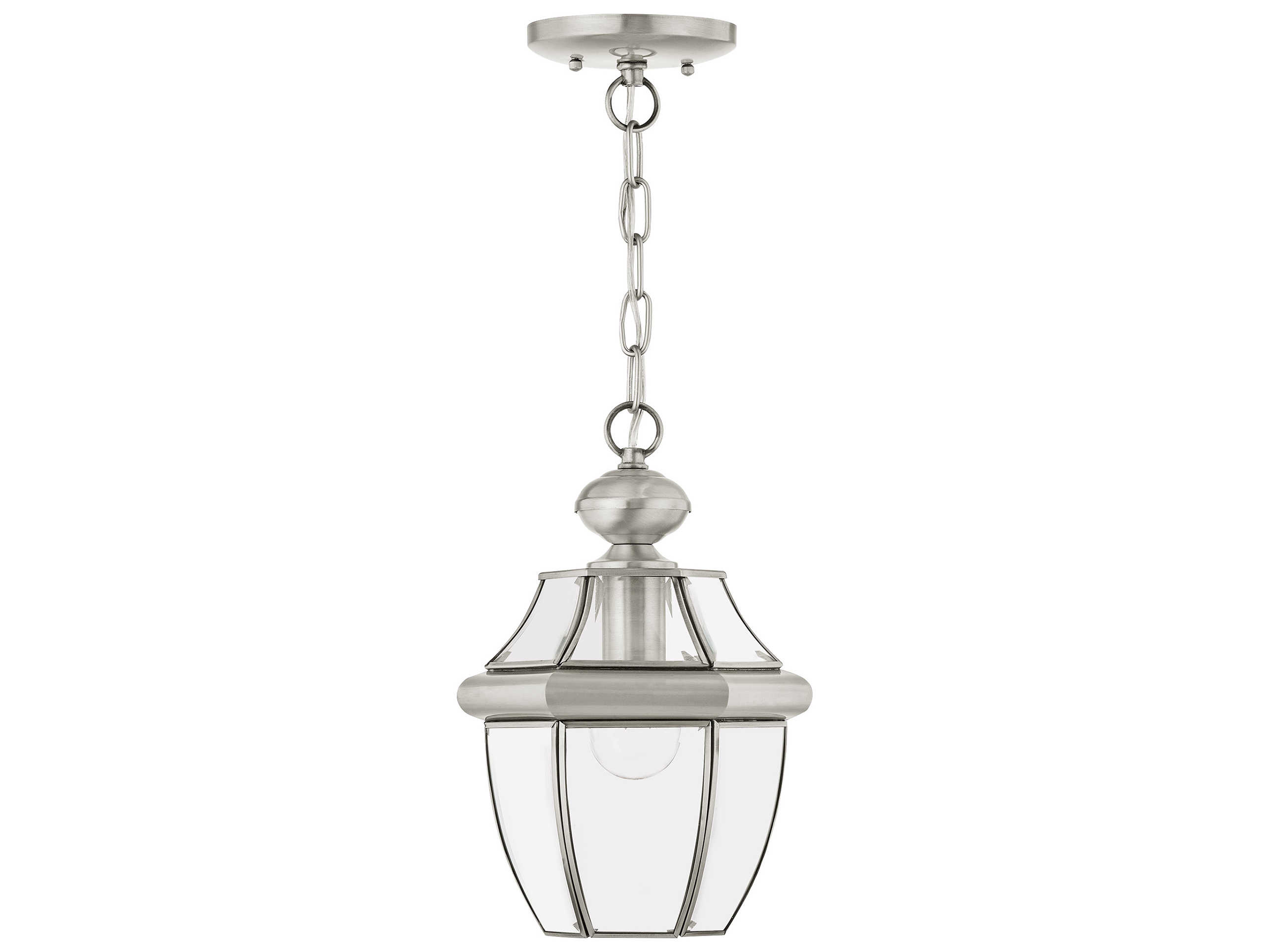 Livex Lighting Monterey Brushed Nickel Outdoor Hanging Light