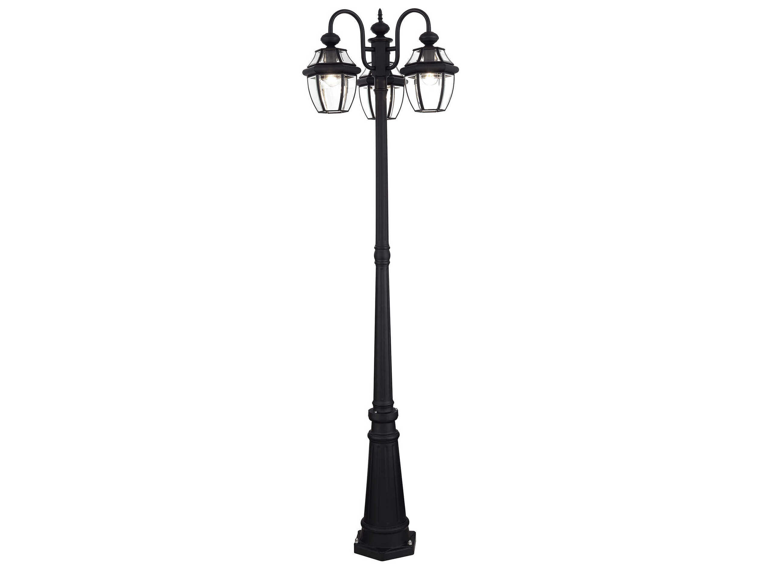Livex Lighting Monterey 3-Light Outdoor Post Light