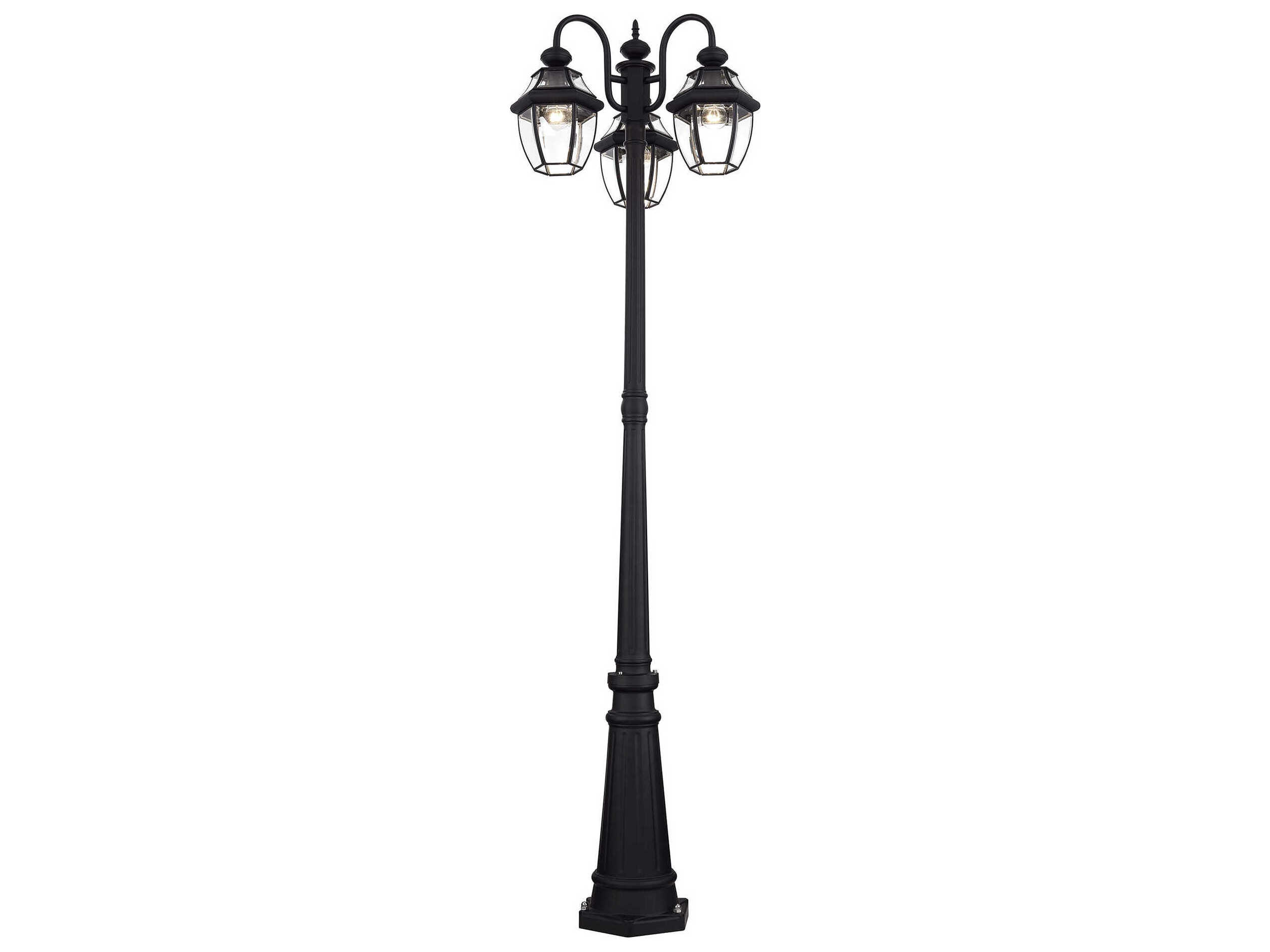 Livex Lighting Monterey 3-Light Outdoor Post Light