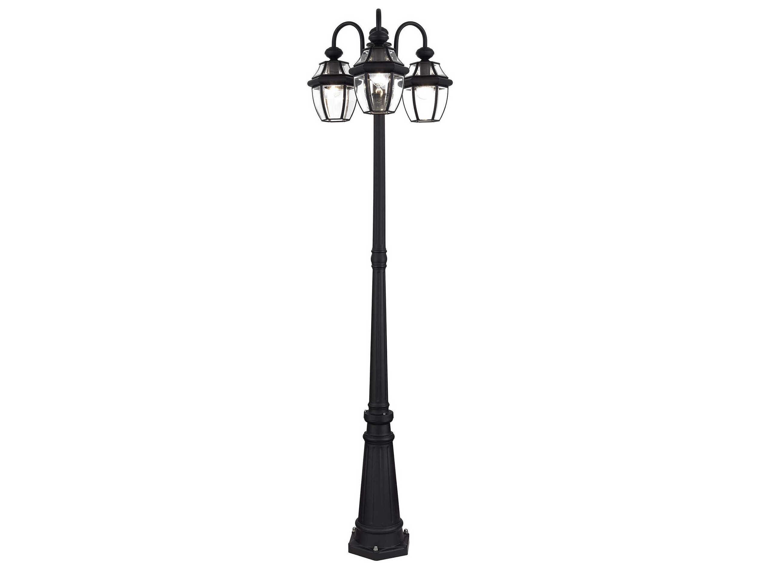 Livex Lighting Monterey 3-Light Outdoor Post Light