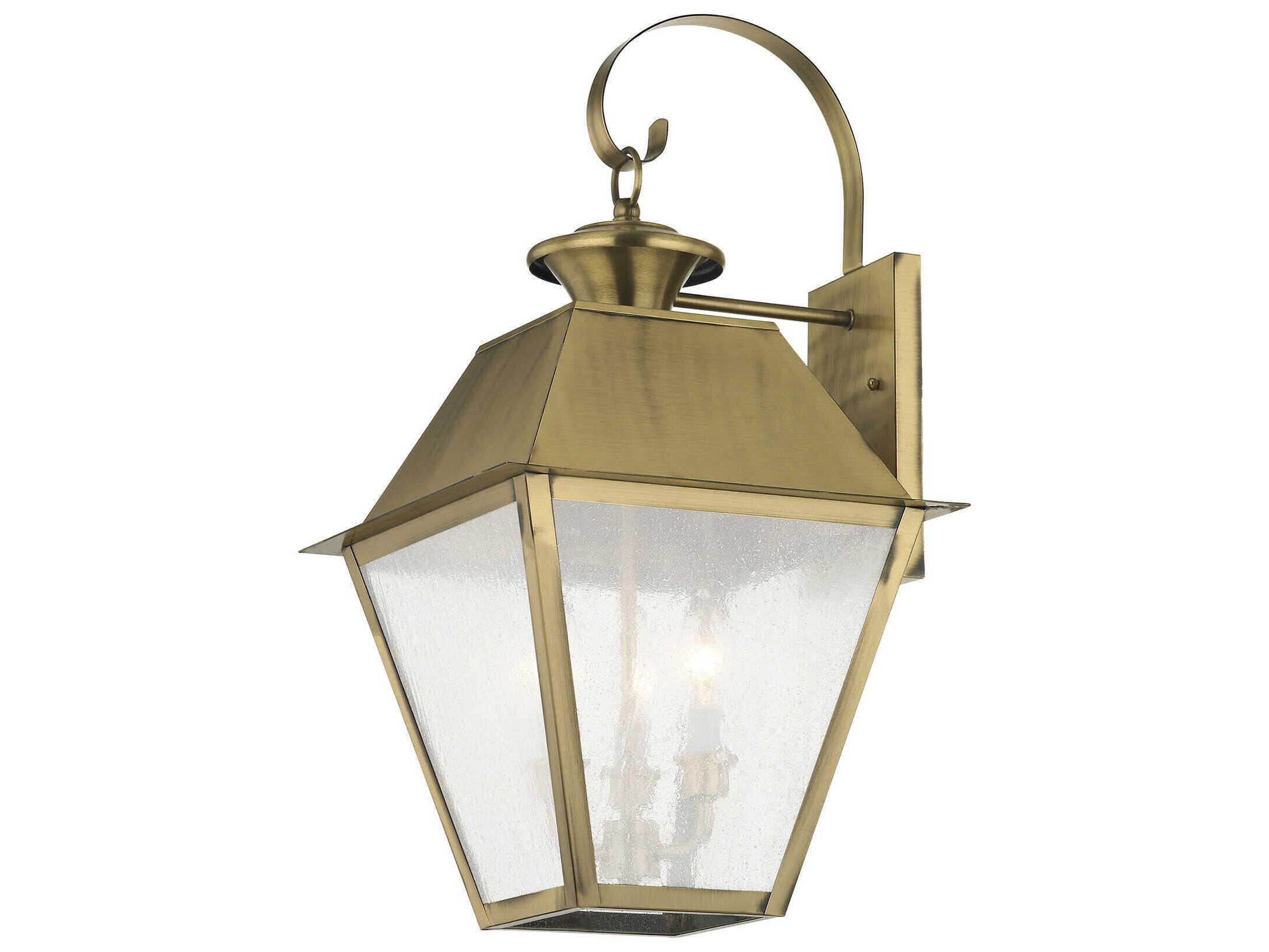 Livex Lighting Mansfield 3 - Light Outdoor Wall Light